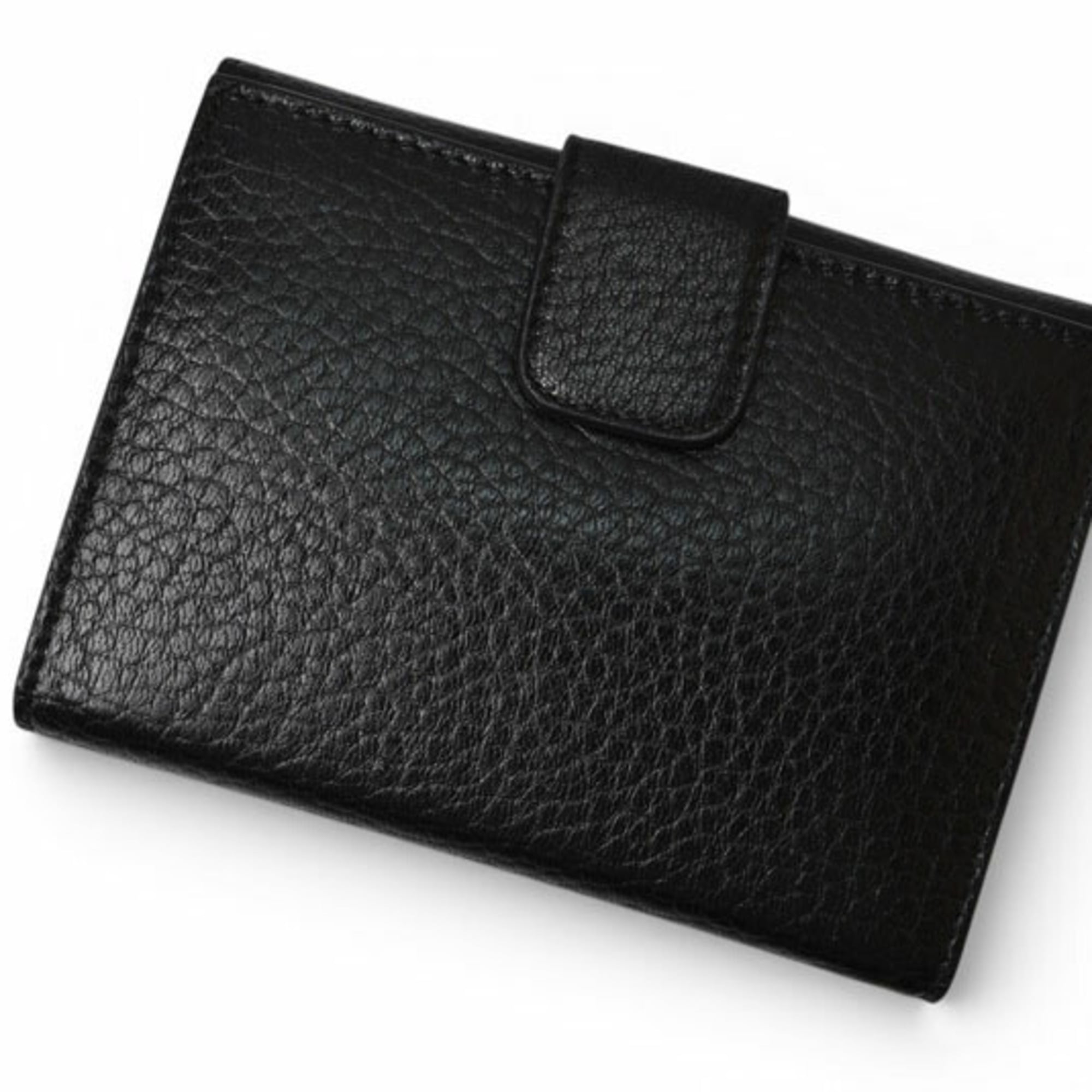 Prada Black Leather Wallet (Tri-Fold) (Pre-Owned)