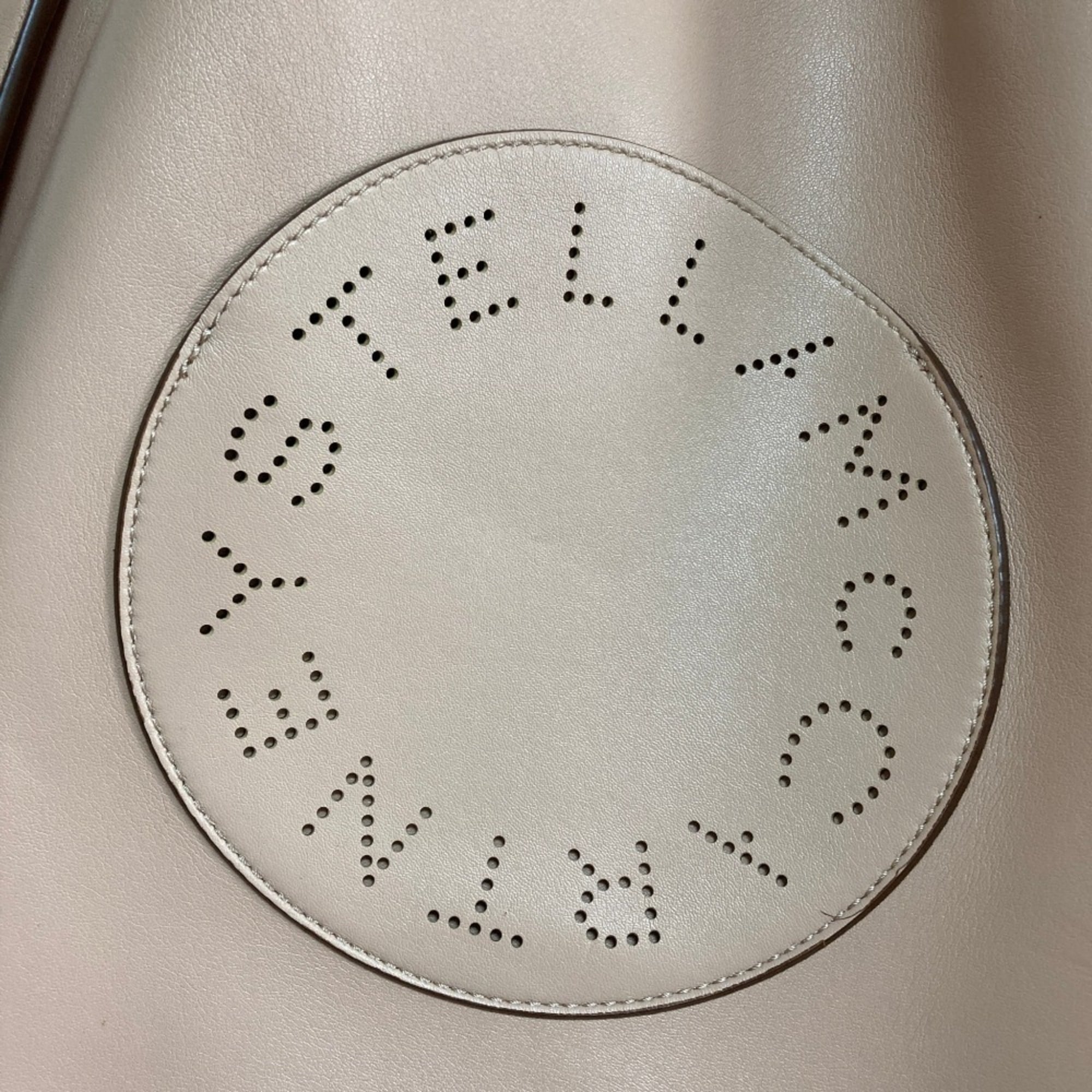 Stella Mccartney Pink Beige Handbag Pouch Tote Bag (Pre-Owned)