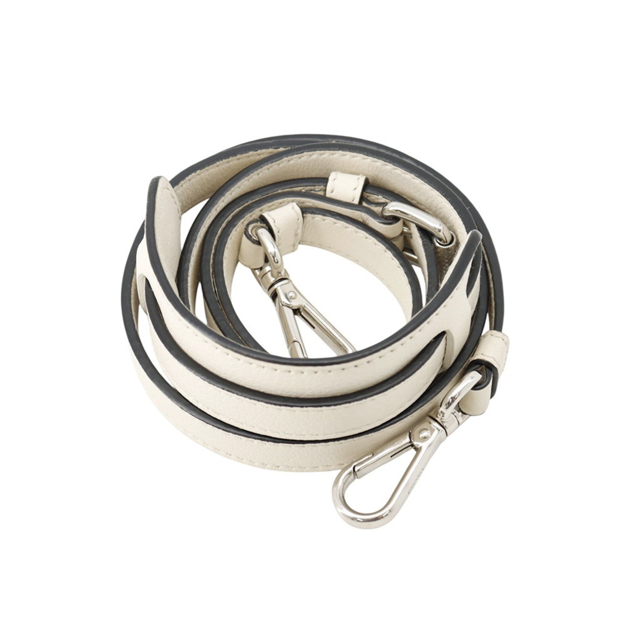 Prada White Leather Shoulder Bag (Pre-Owned)