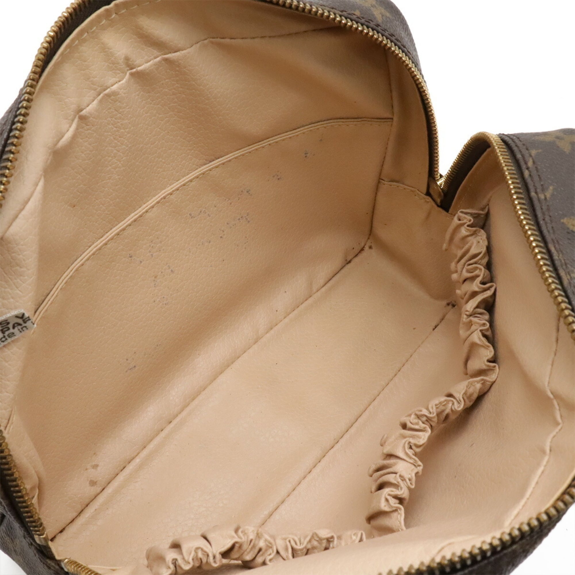 Louis Vuitton Brown Monogram Canvas Clutch Bag Pouch (Pre-Owned)