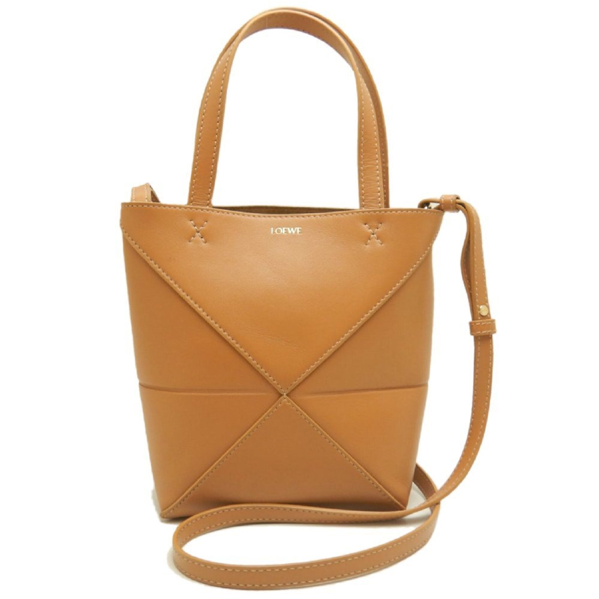 Loewe Gold Leather Tote Bag (Pre-Owned)