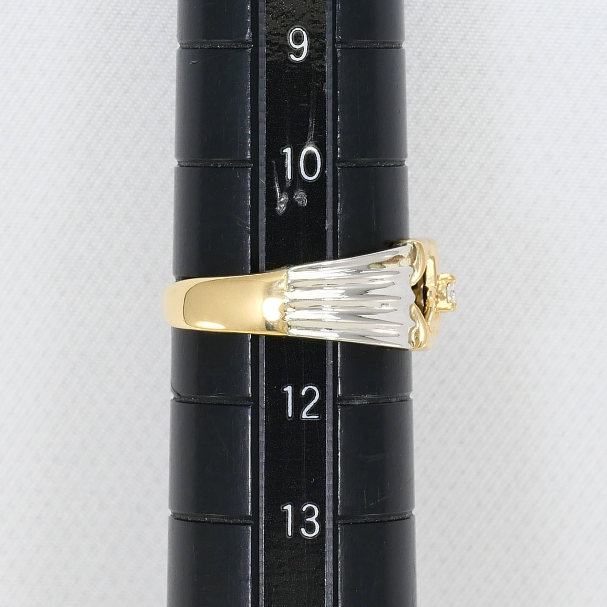 Unbranded Platinum Yellow Gold Yellow Gold (18K) Platinum 900 Band Ring (Pre-Owned)