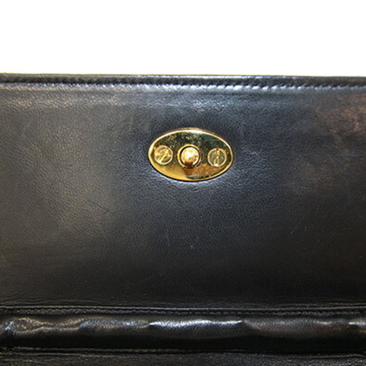 Bally Black Red Color Leather Handbag (Pre-Owned)