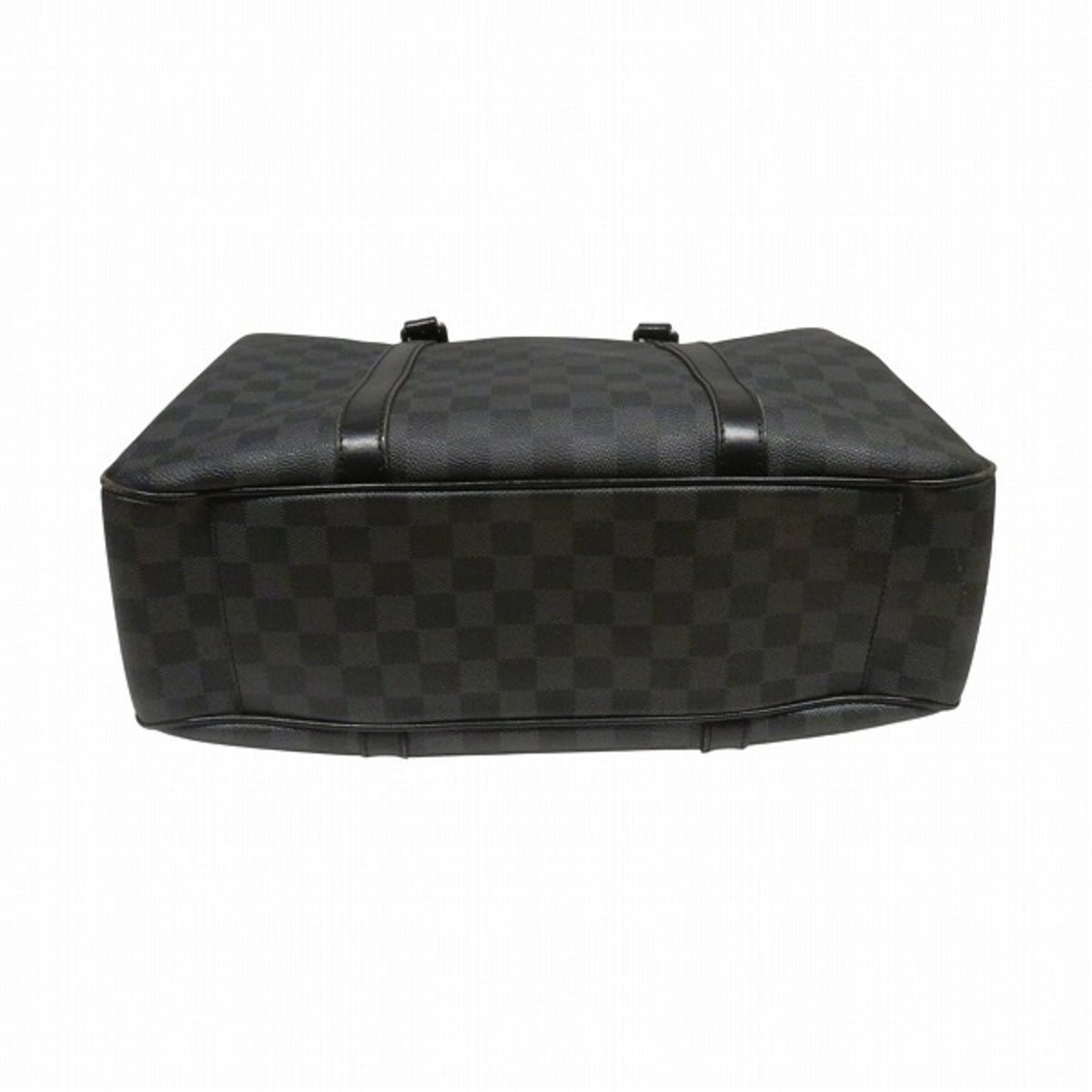 Louis Vuitton Black Damier Graphite Handbag Shoulder Bag Tote Bag (Pre-Owned)