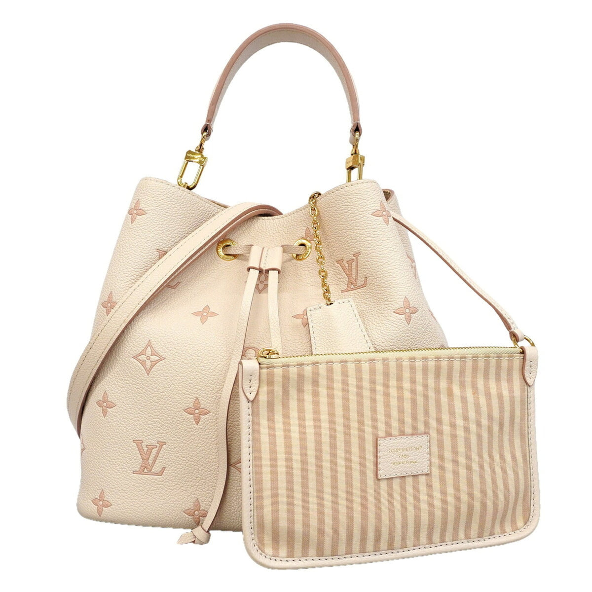 Louis Vuitton Beige Ivory Handbag (Pre-Owned)