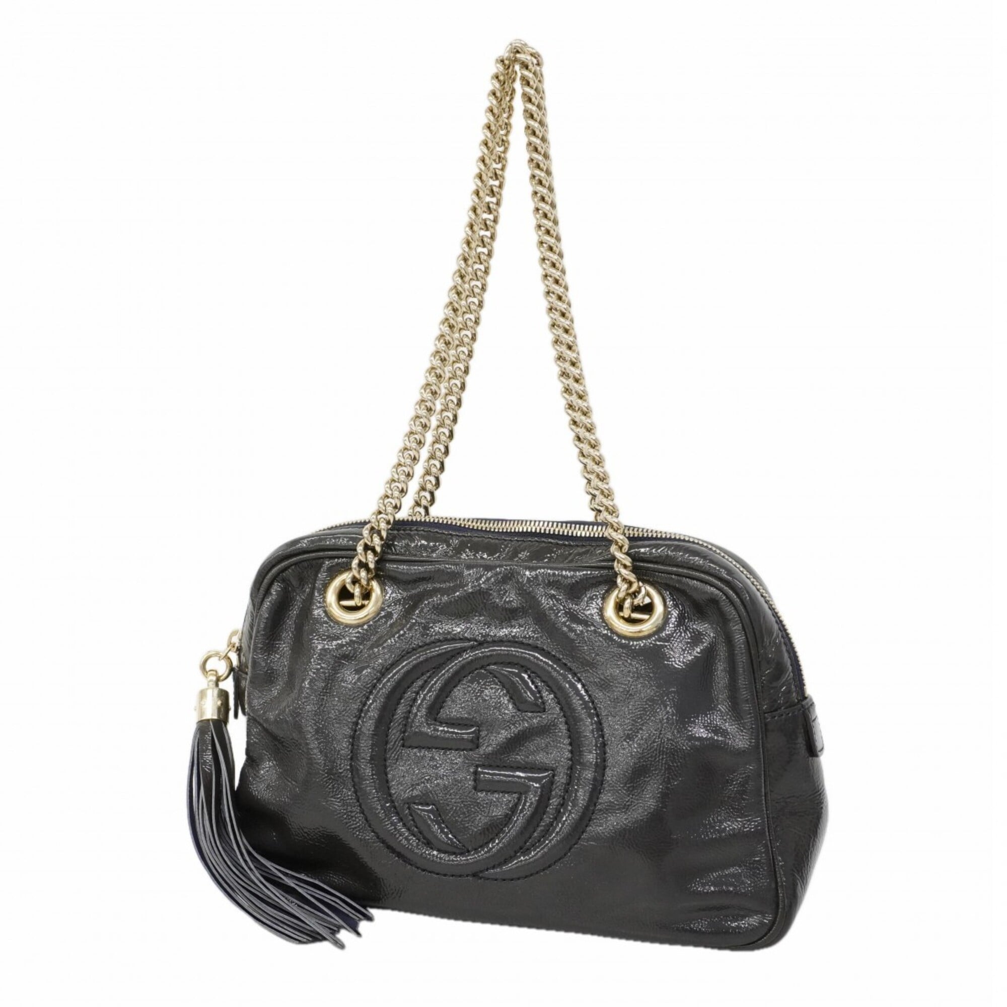 Gucci Navy Shoulder Bag (Pre-Owned)