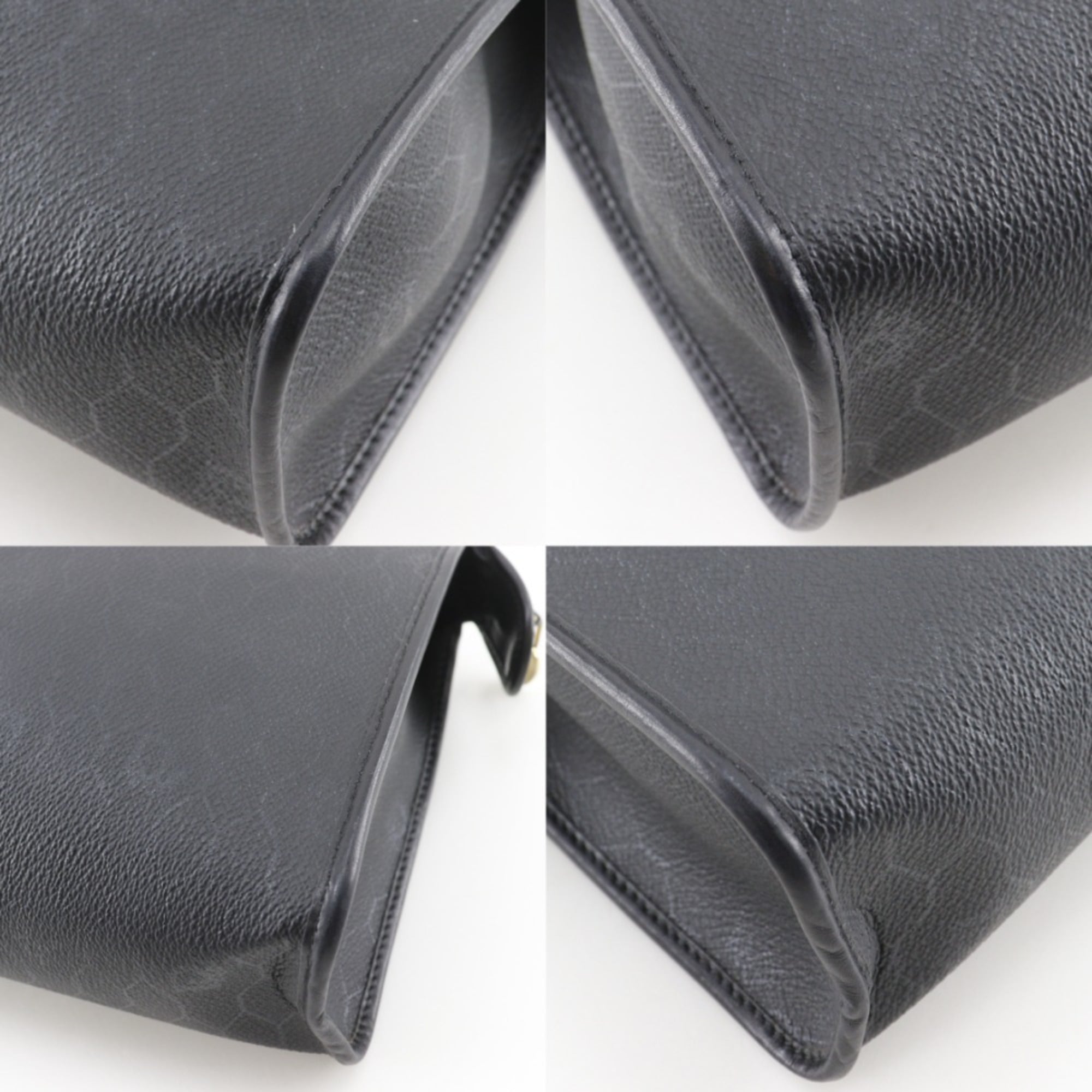 Christian Dior Black Pvc Clutch Bag (Pre-Owned)