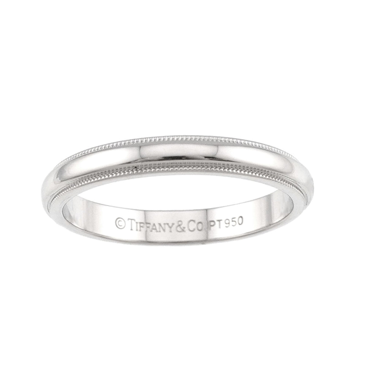 Tiffany Platinum 950 Band Ring (Pre-Owned)