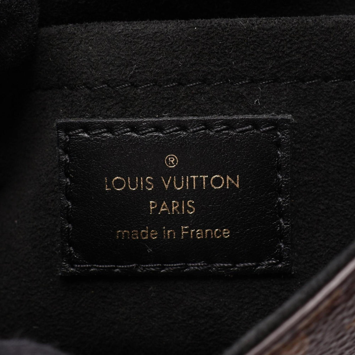 Louis Vuitton Brown Monogram Reverse Coated Canvas Leather Pvc Handbag (Pre-Owned)