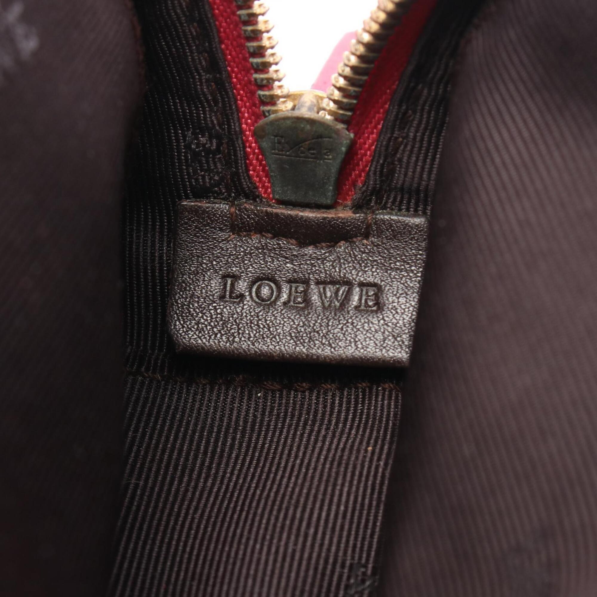 Loewe Pink Leather Handbag (Pre-Owned)