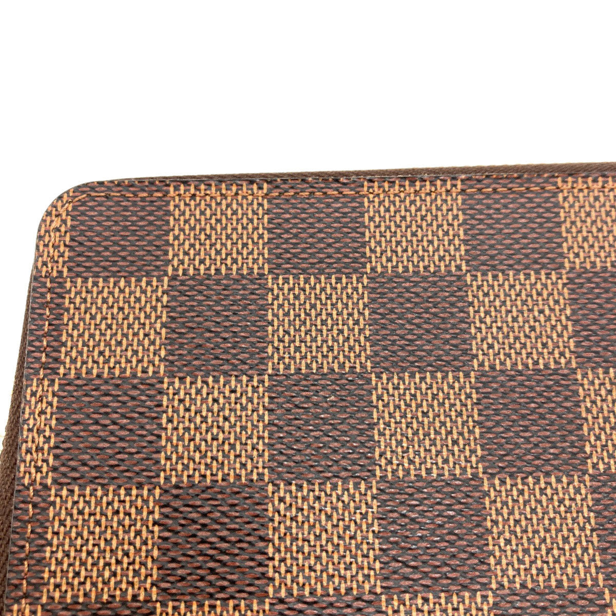 Louis Vuitton Damier Canvas Ebene Damier Canvas Coin Purse/Coin Case (Pre-Owned)