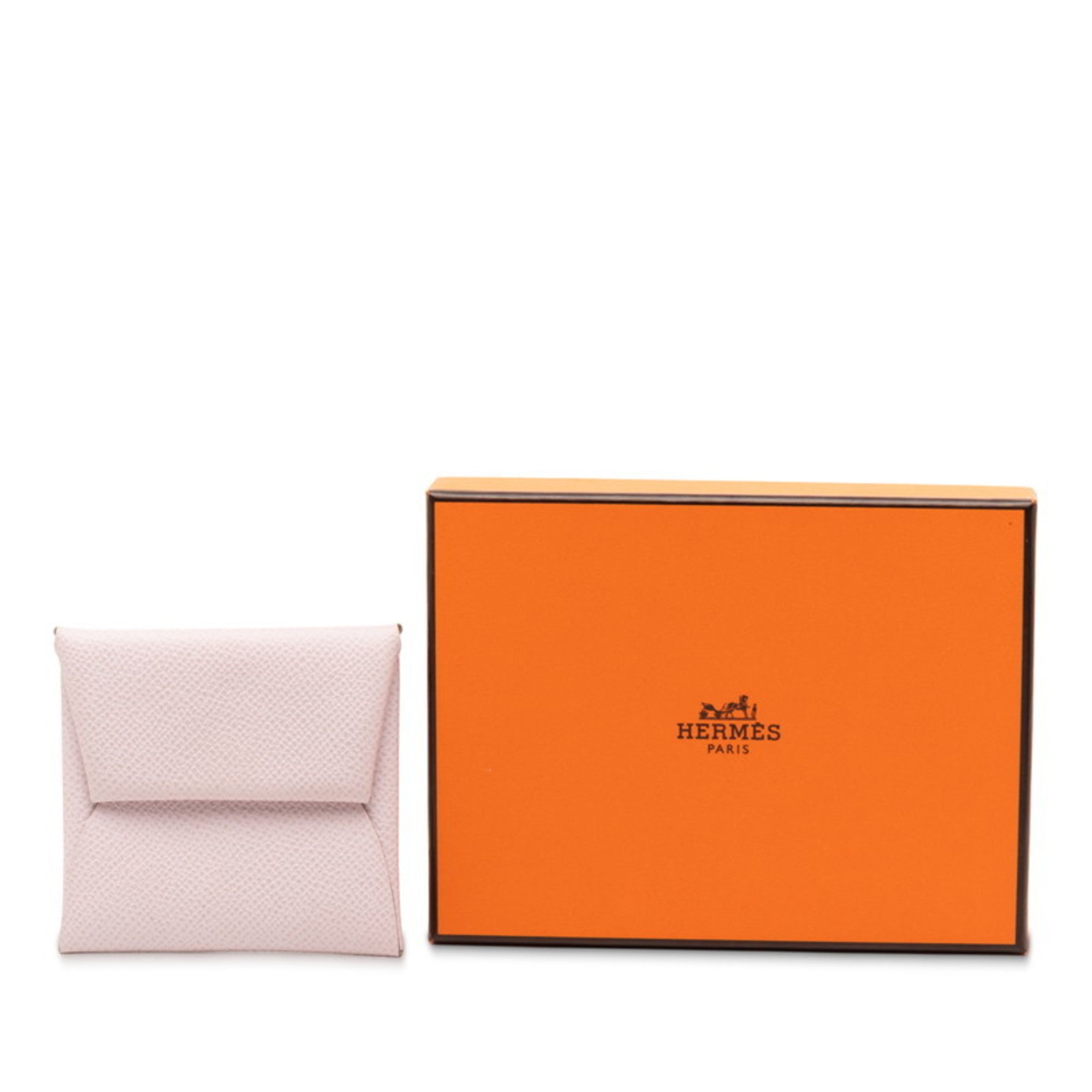 Hermes Light Pink Epsom Leather Coin Purse/Coin Case (Pre-Owned)