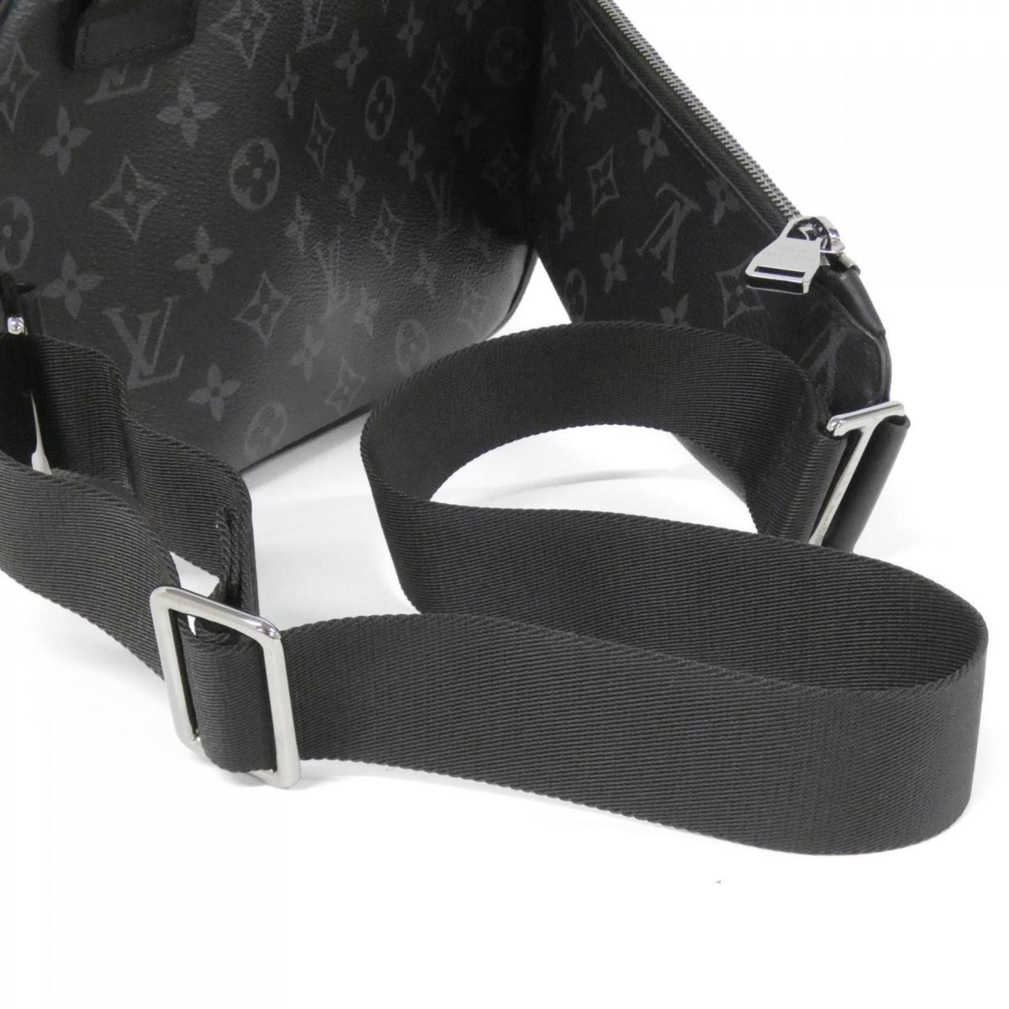 Louis Vuitton Black Coated Canvas Shoulder Bag (Pre-Owned)