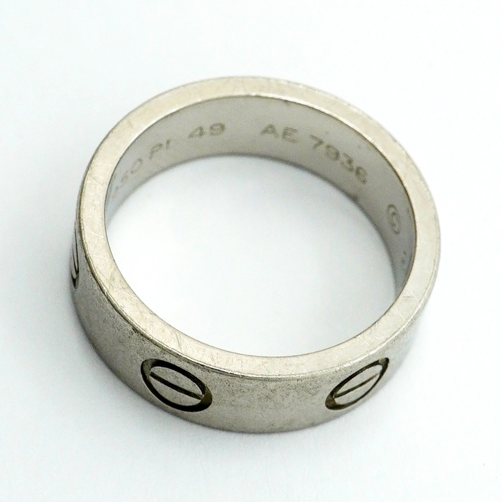 Cartier Platinum 950 Band Ring (Pre-Owned)