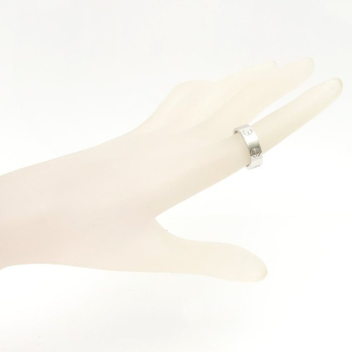 Cartier Love White Gold (18K) Band Ring (Pre-Owned)