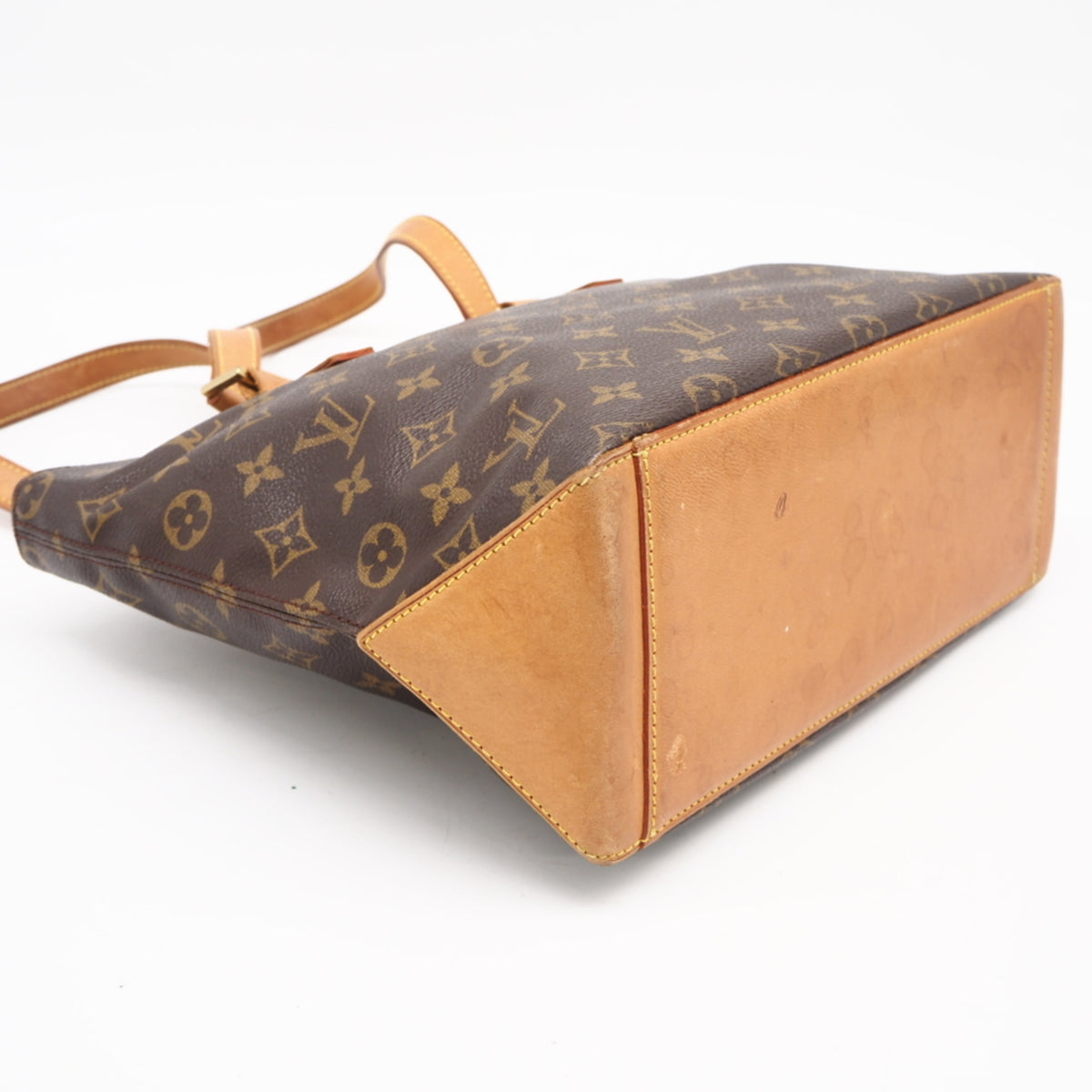 Louis Vuitton Monogram Brown Coated Canvas Leather Handbag (Pre-Owned)