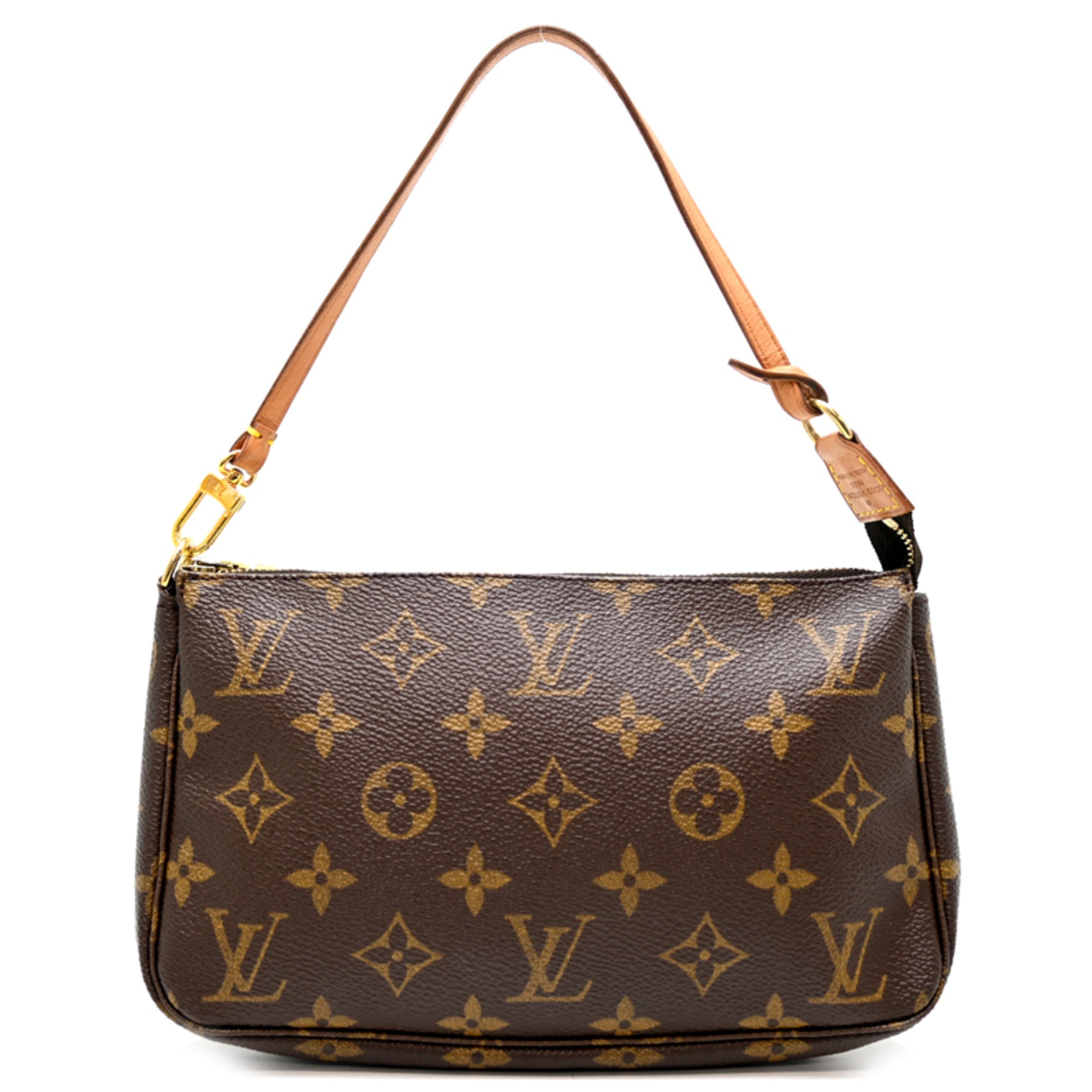 Louis Vuitton Brown Monogram Pochette Shoulder Bag (Pre-Owned)
