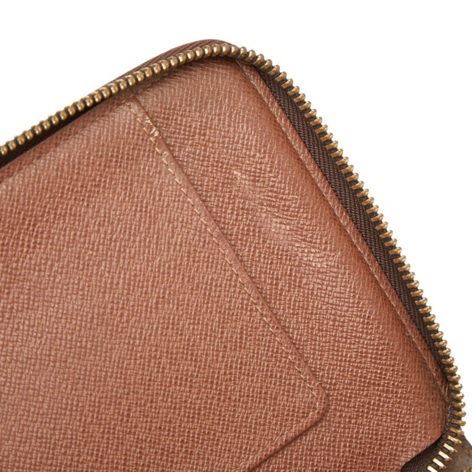 Louis Vuitton Brown Pvc Leather Long Wallet (Bi-Fold) (Pre-Owned)