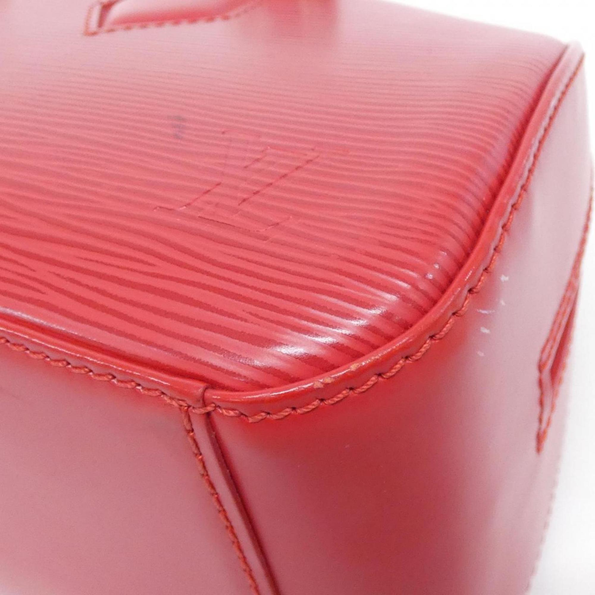 Louis Vuitton Rouge Leather Handbag (Pre-Owned)