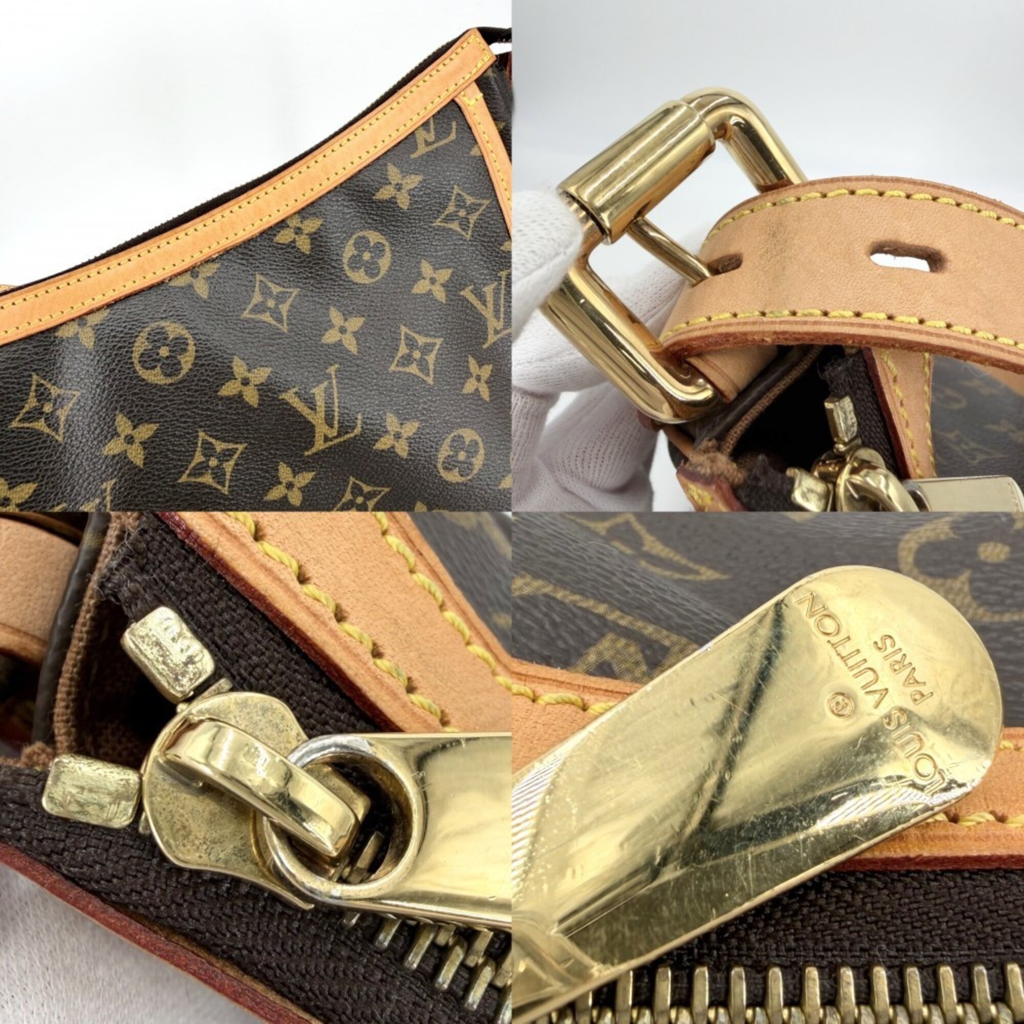 Louis Vuitton Brown Monogram Canvas Shoulder Bag (Pre-Owned)