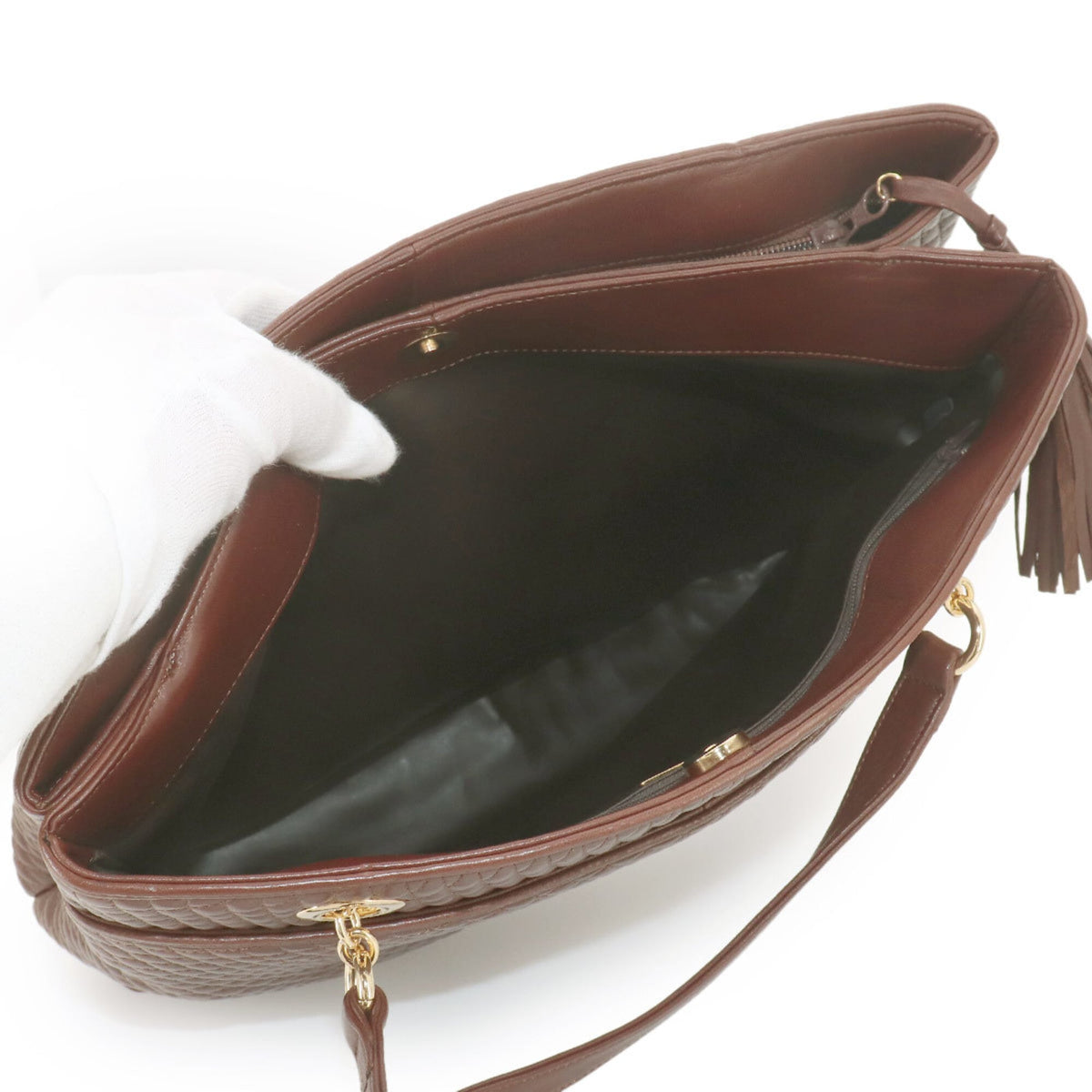 Bally Brown Leather Tote Bag (Pre-Owned)