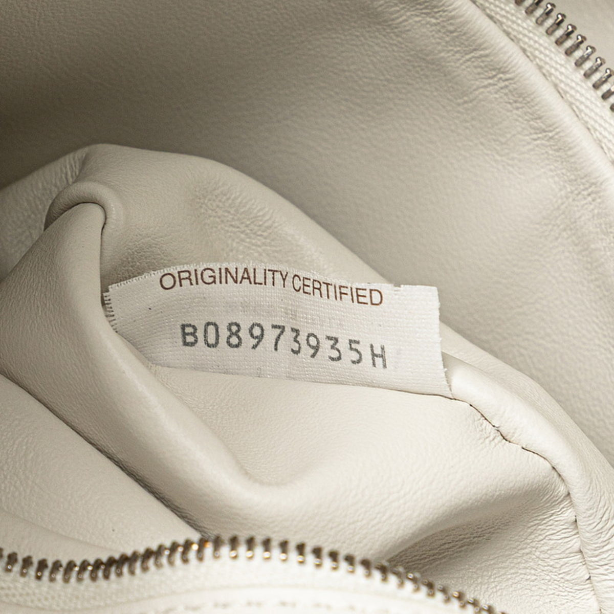 Bottega Veneta White Leather Handbag (Pre-Owned)