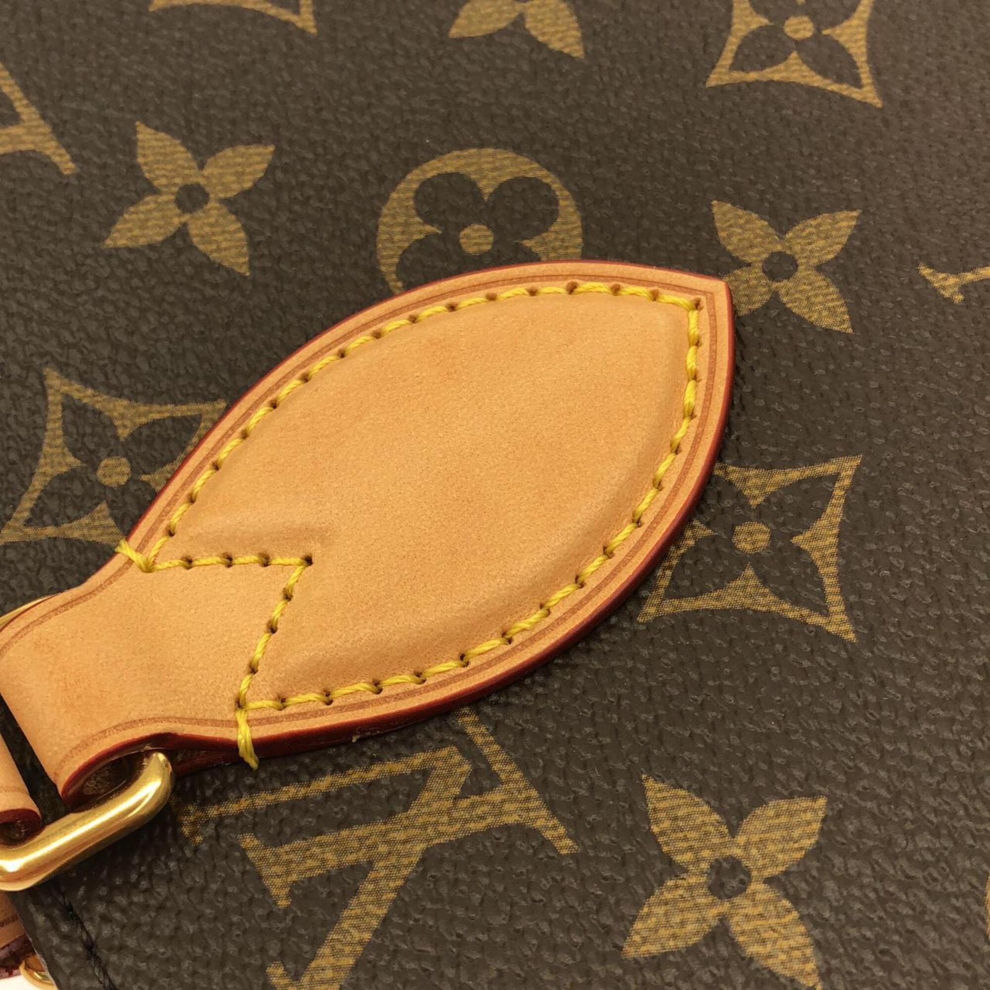 Louis Vuitton Marron Coated Canvas Handbag (Pre-Owned)