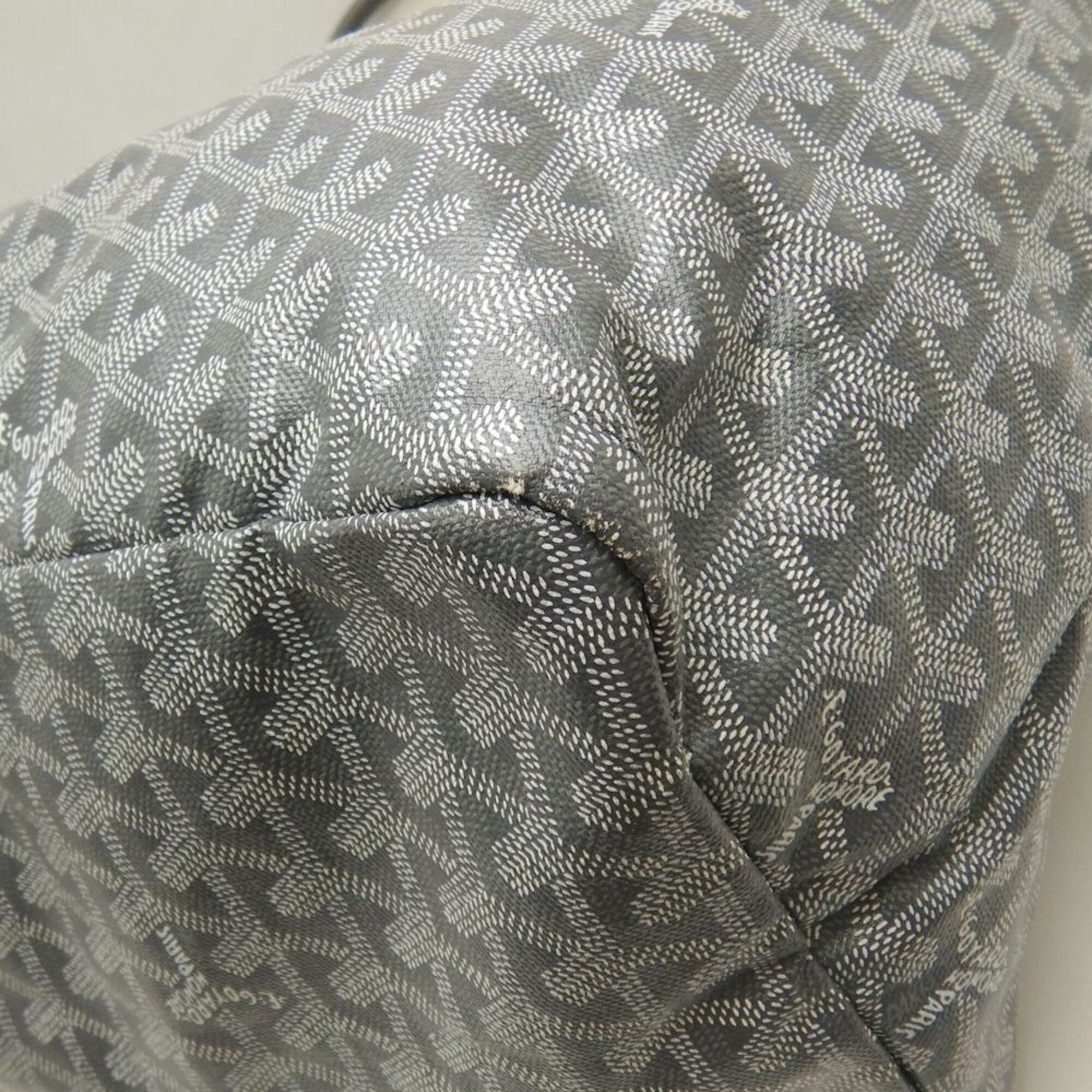 Goyard Gray Coated Canvas Pouch Tote Bag (Pre-Owned)