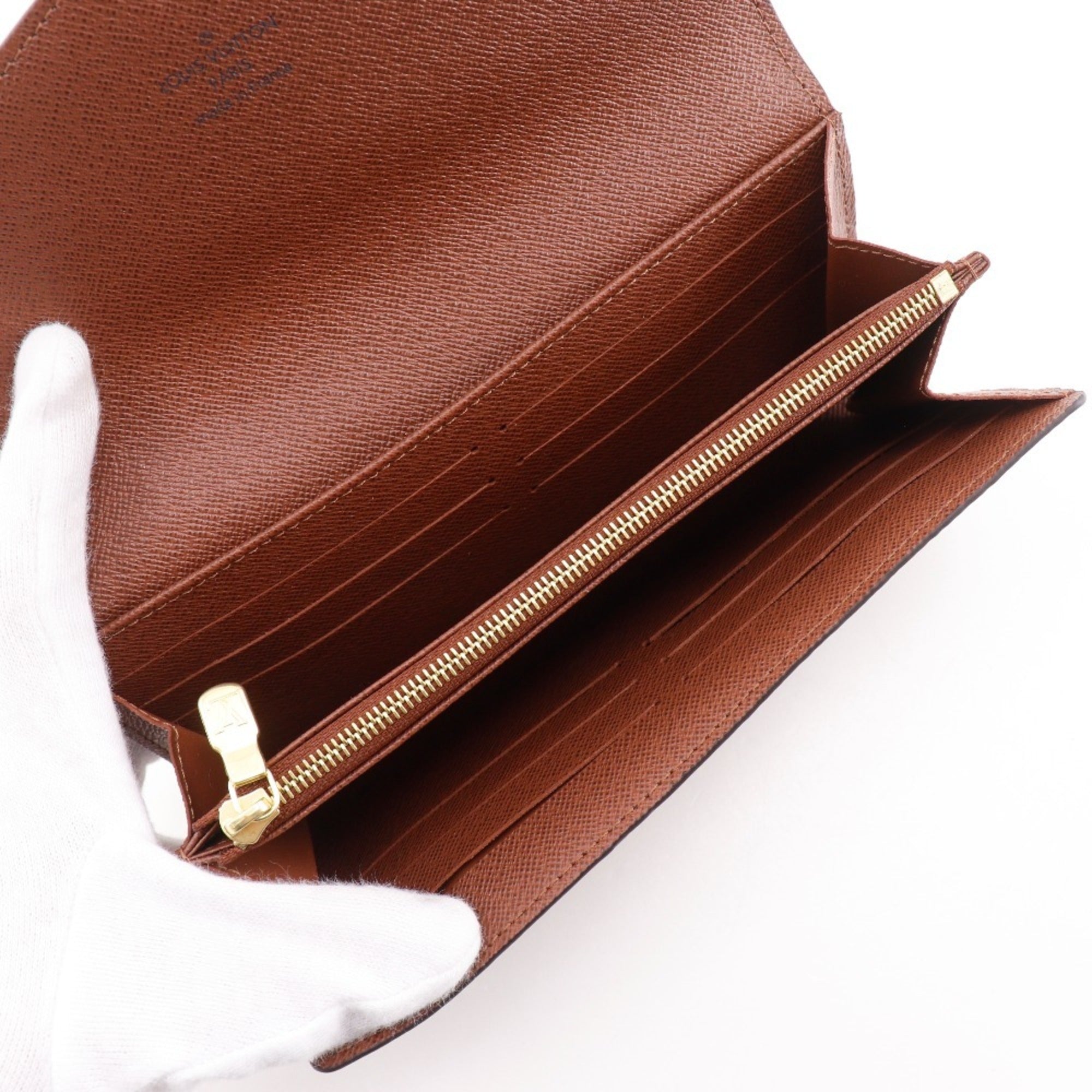Louis Vuitton Monogram Brown Monogram Monogram Long Wallet (Bi-Fold) (Pre-Owned)
