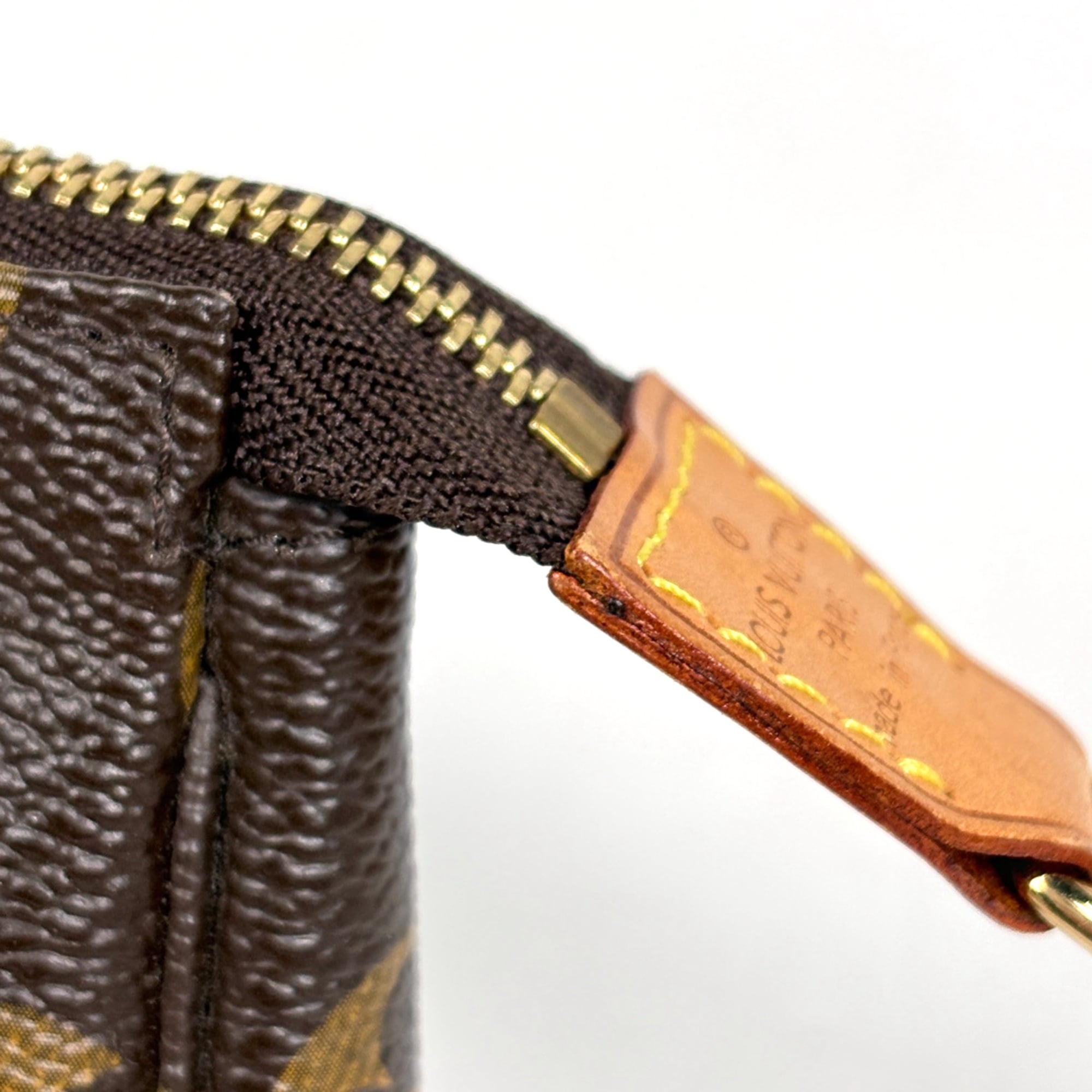 Louis Vuitton Brown Monogram Pochette Pouch (Pre-Owned)