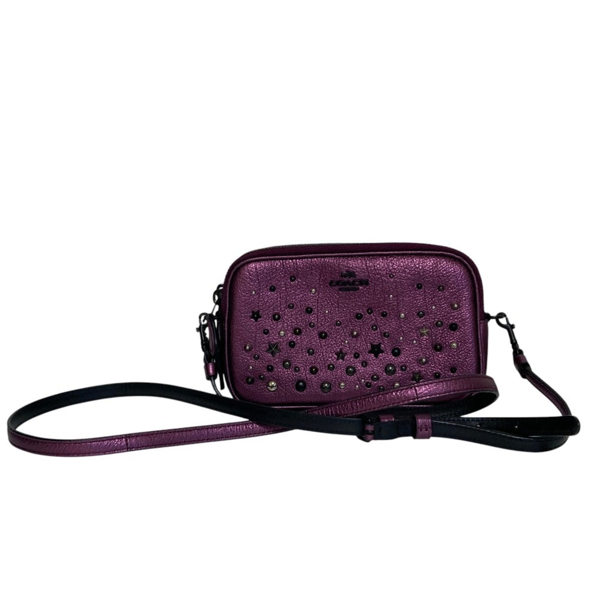 Coach Purple Shoulder Bag (Pre-Owned)