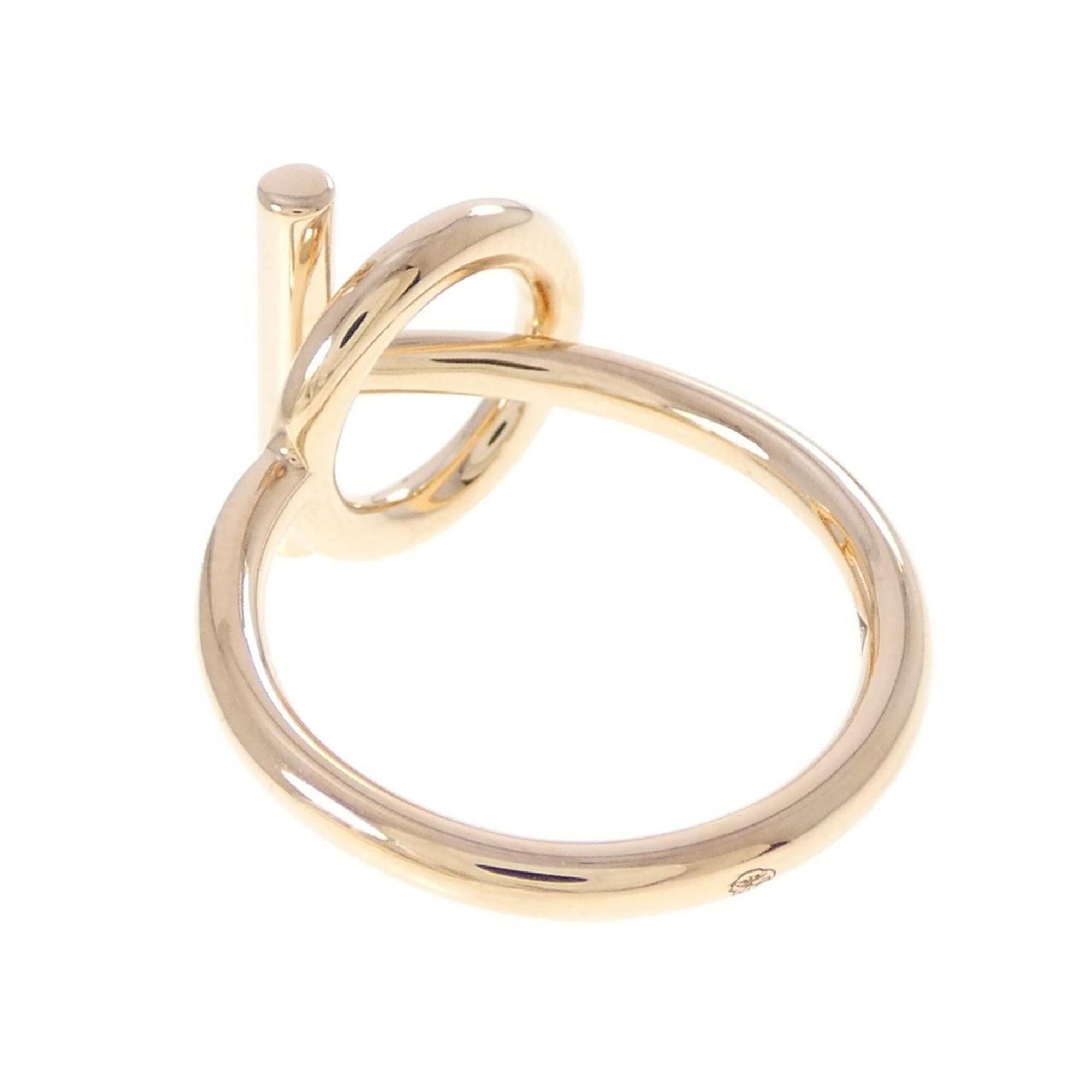 Hermes Pink Gold Pink Gold (18K) Band Ring (Pre-Owned)