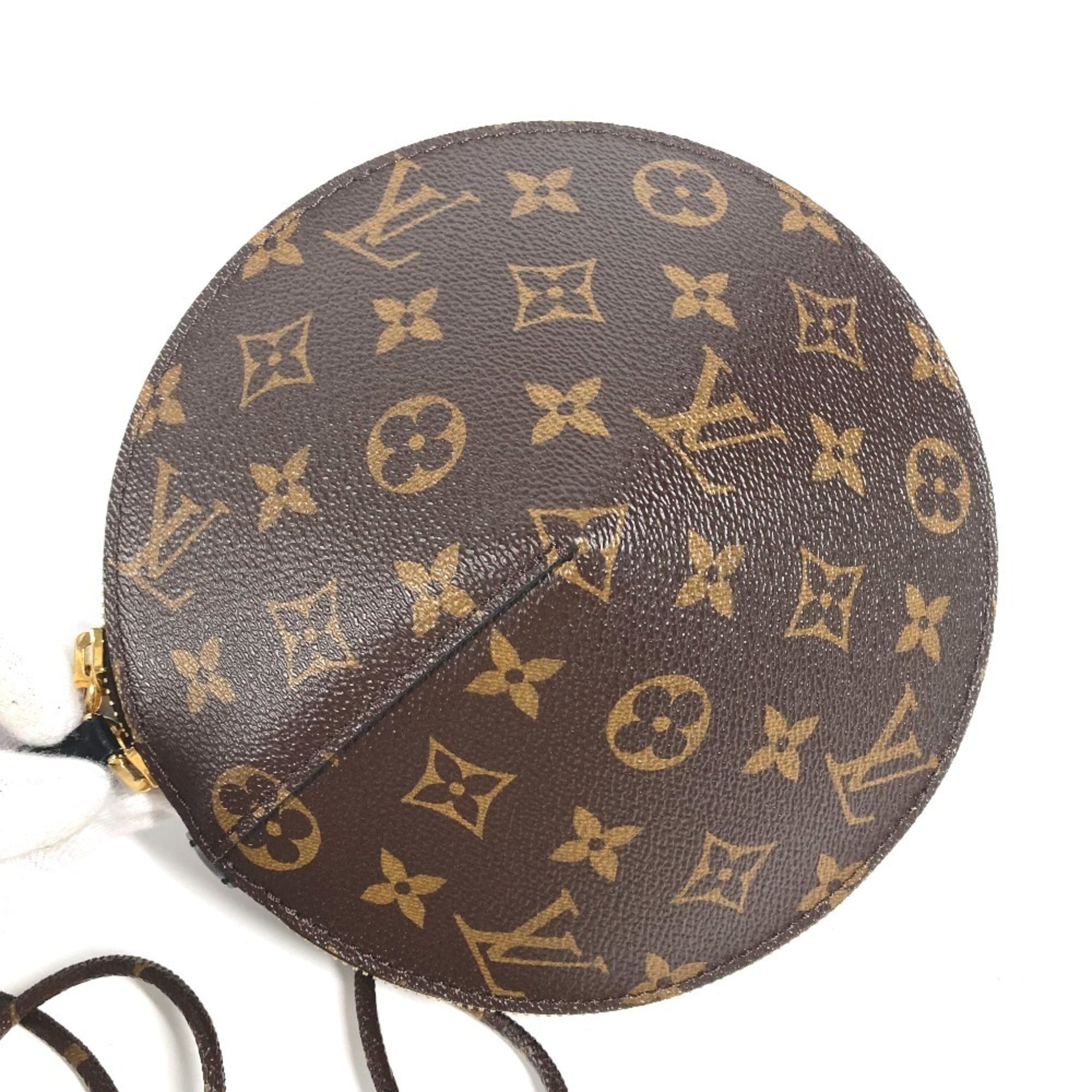 Louis Vuitton Brown Monogram Monogram Handbag Pouch Shoulder Bag (Pre-Owned)