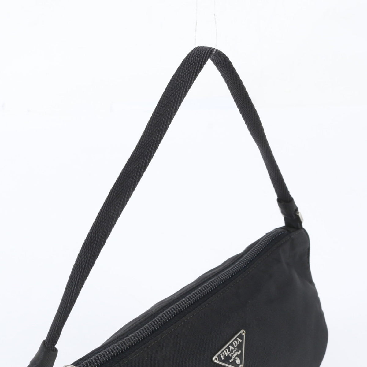Prada Black Handbag Pouch Tote Bag (Pre-Owned)