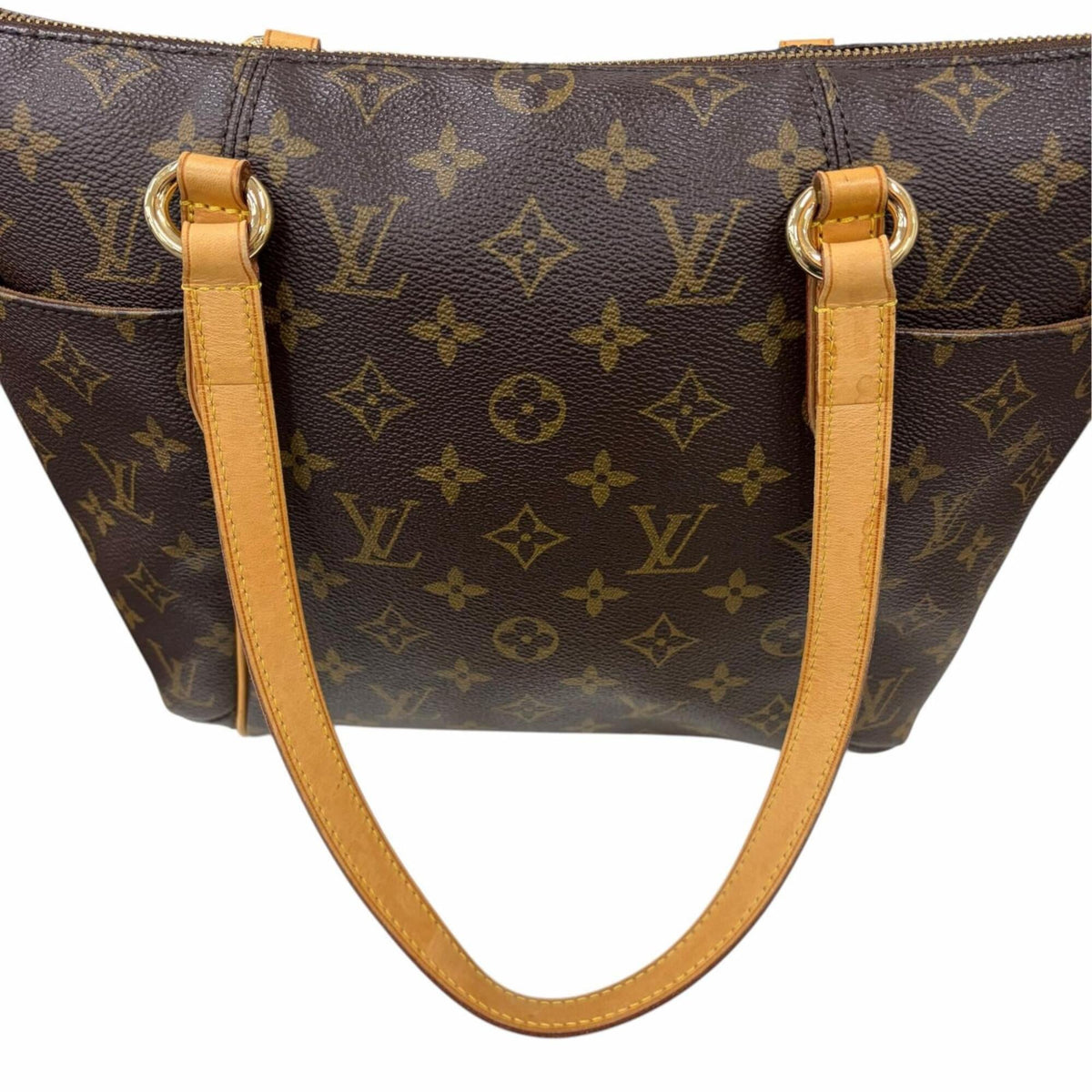 Louis Vuitton Brown Monogram Canvas Tote Bag (Pre-Owned)