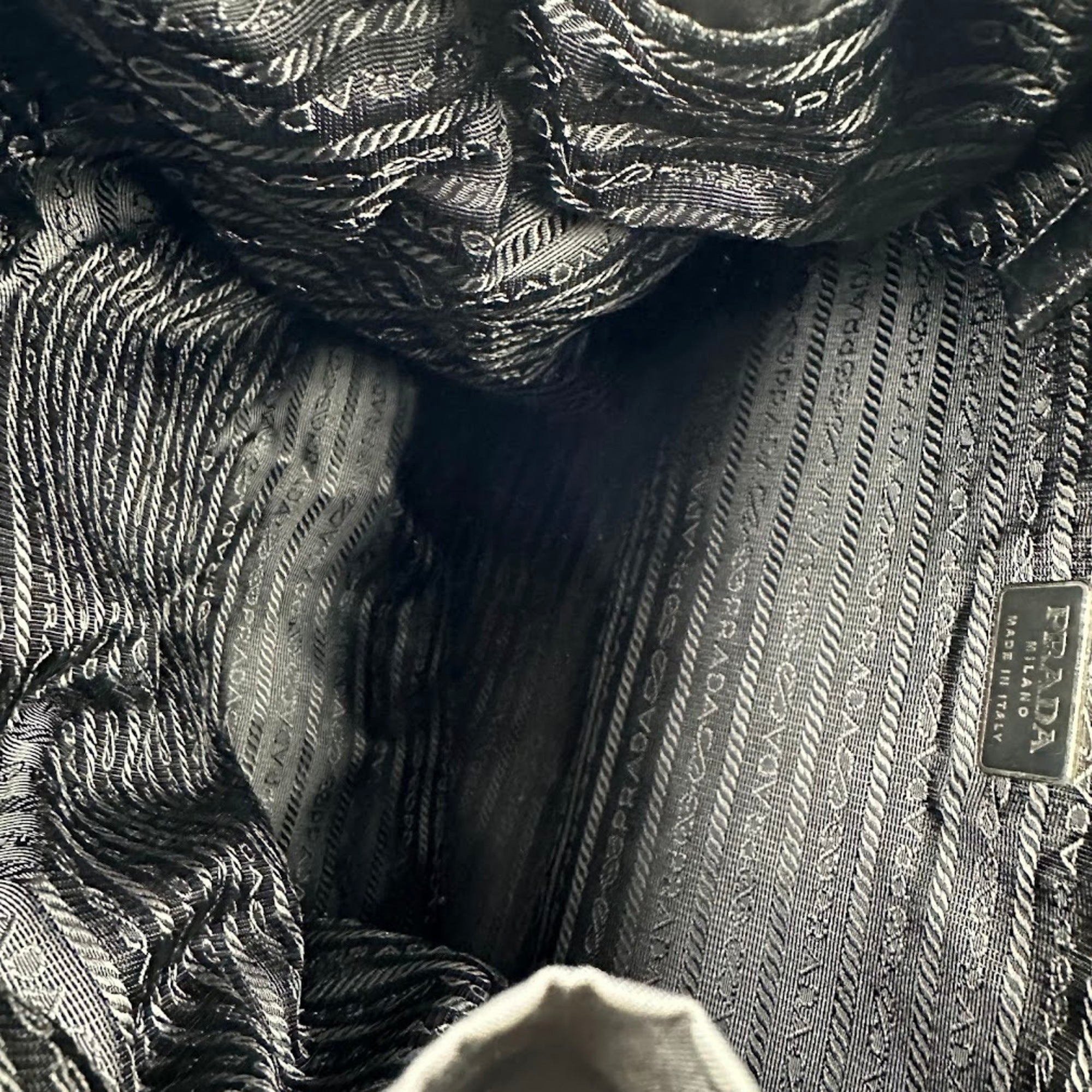 Prada Black Nylon Backpack (Pre-Owned)