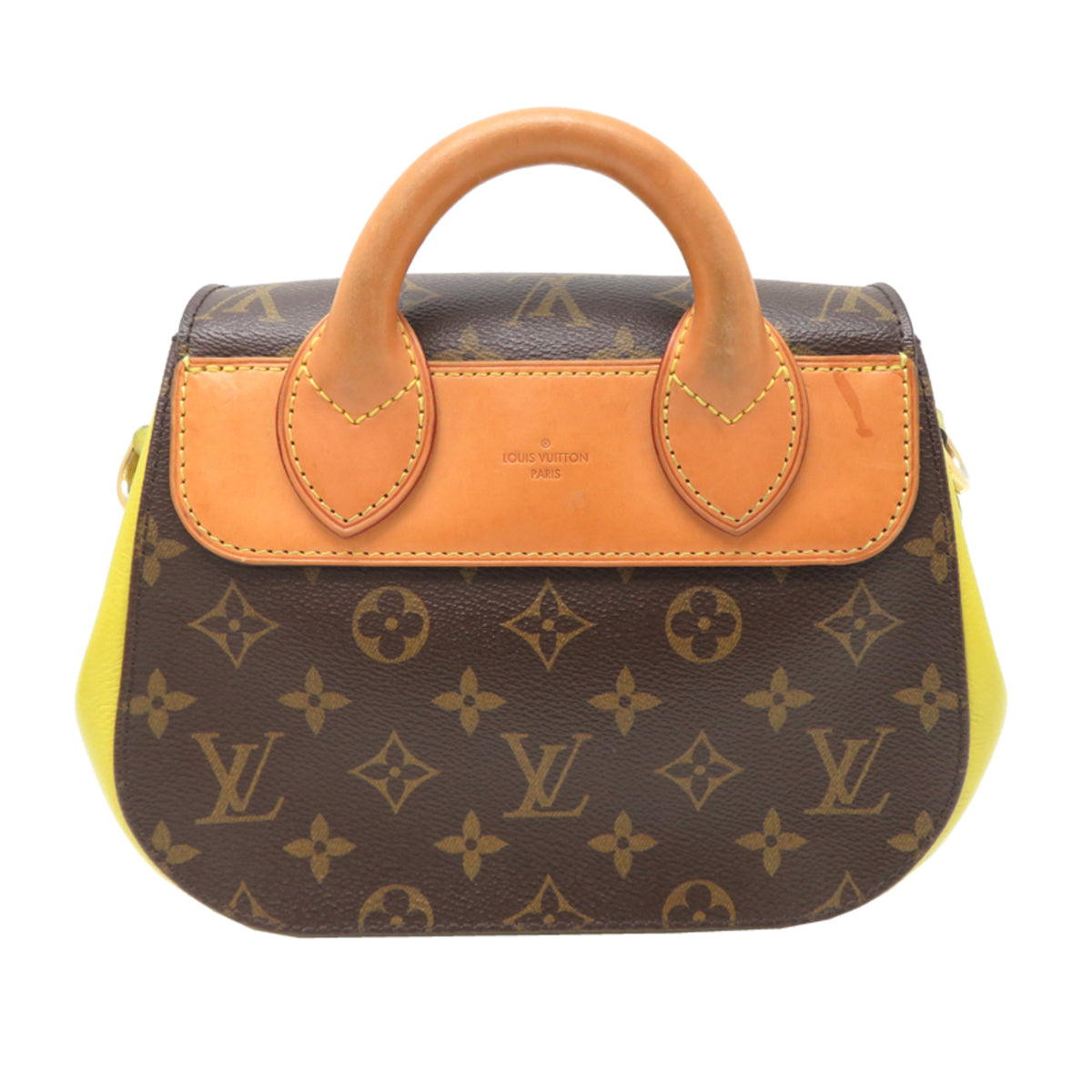 Louis Vuitton Pistache Monogram Leather Handbag (Pre-Owned)