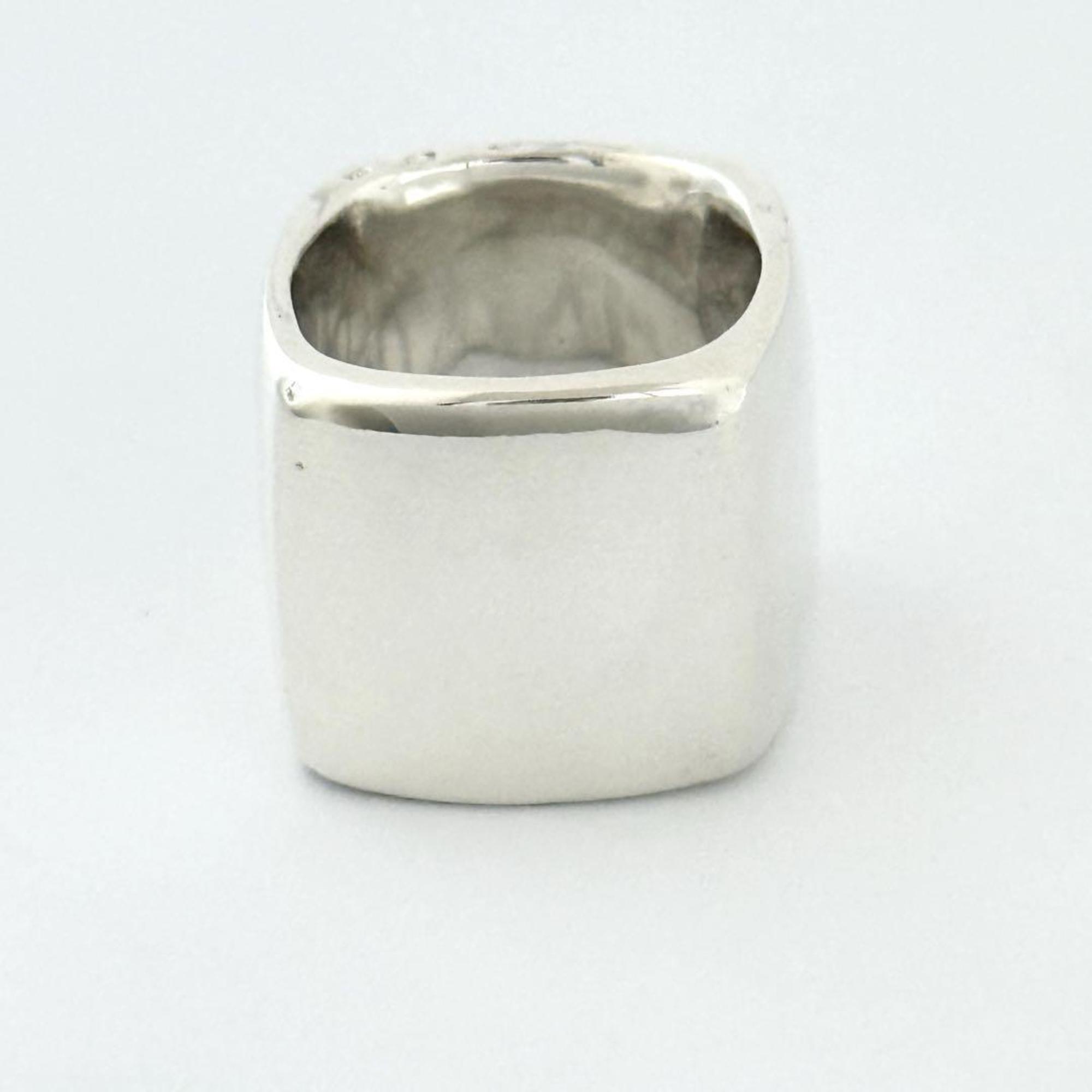 Chanel Silver 925 Band Ring (Pre-Owned)