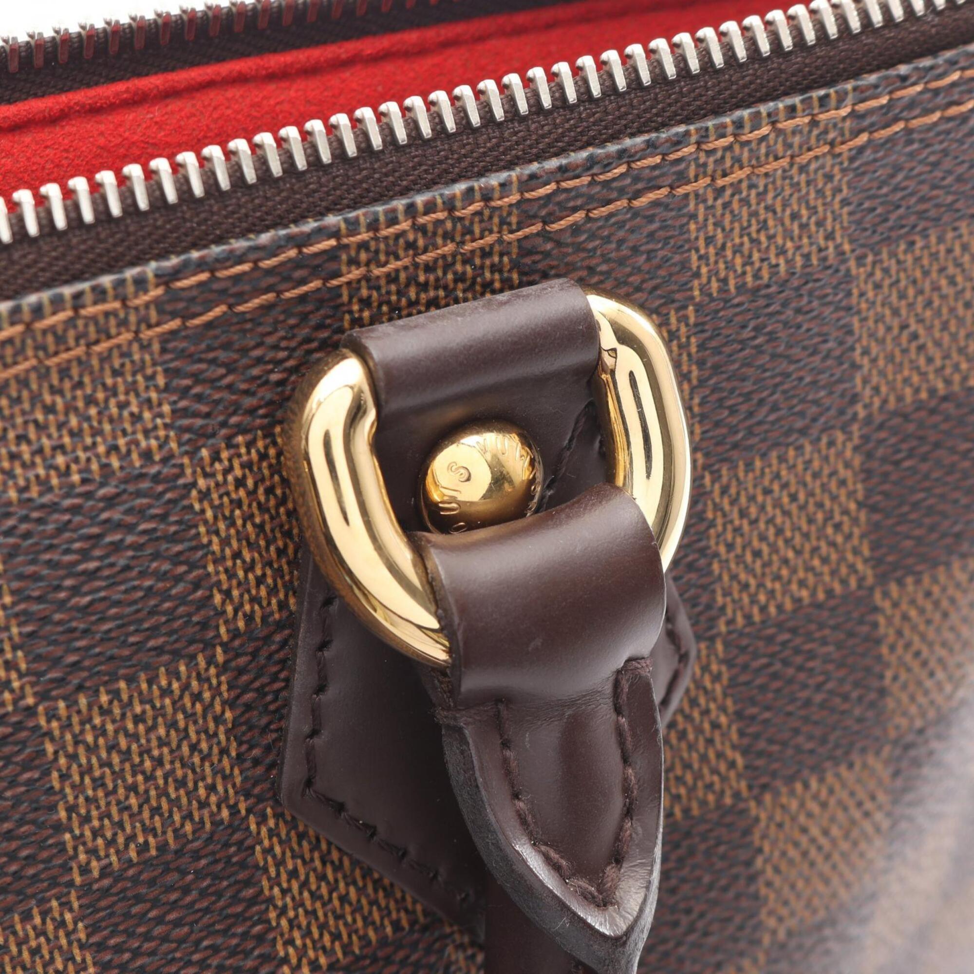 Louis Vuitton Brown Ebene Coated Canvas Pvc Damier Canvas Leather Handbag Tote Bag (Pre-Owned)