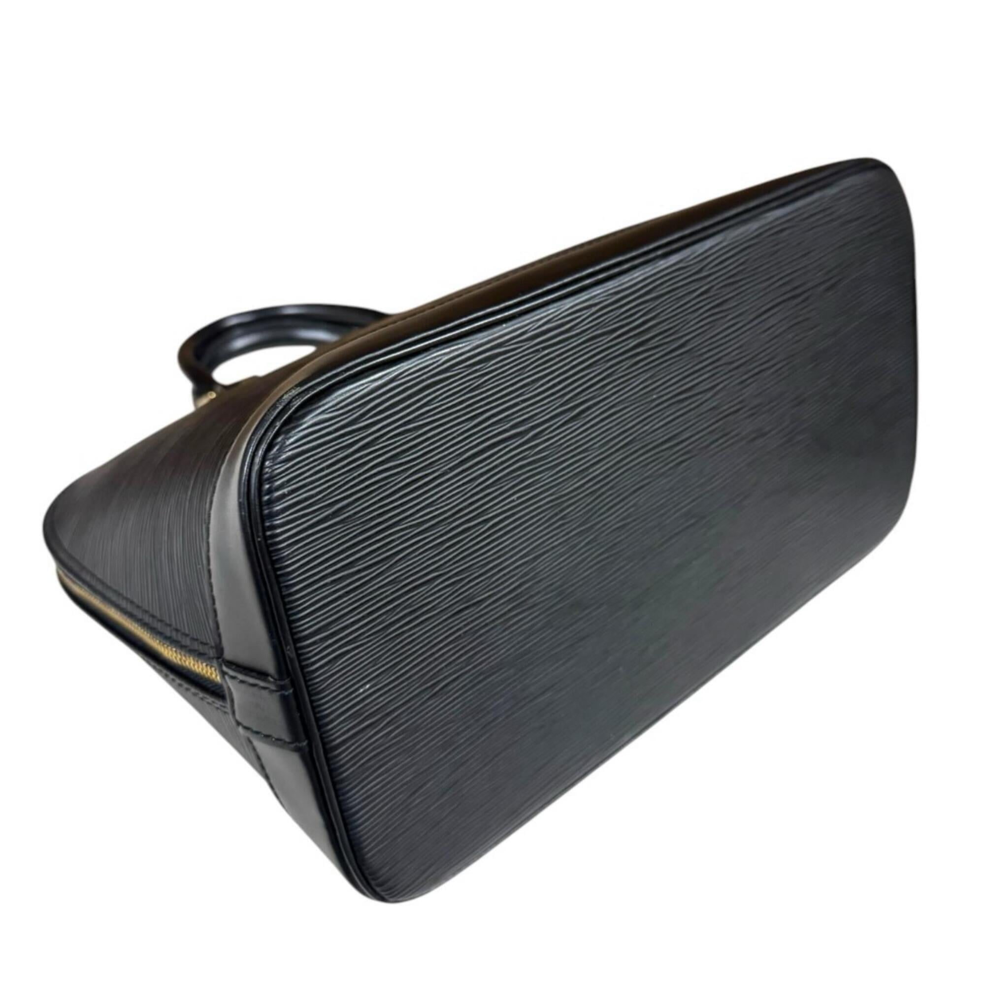 Louis Vuitton Epi Black Epi Leather Handbag (Pre-Owned)