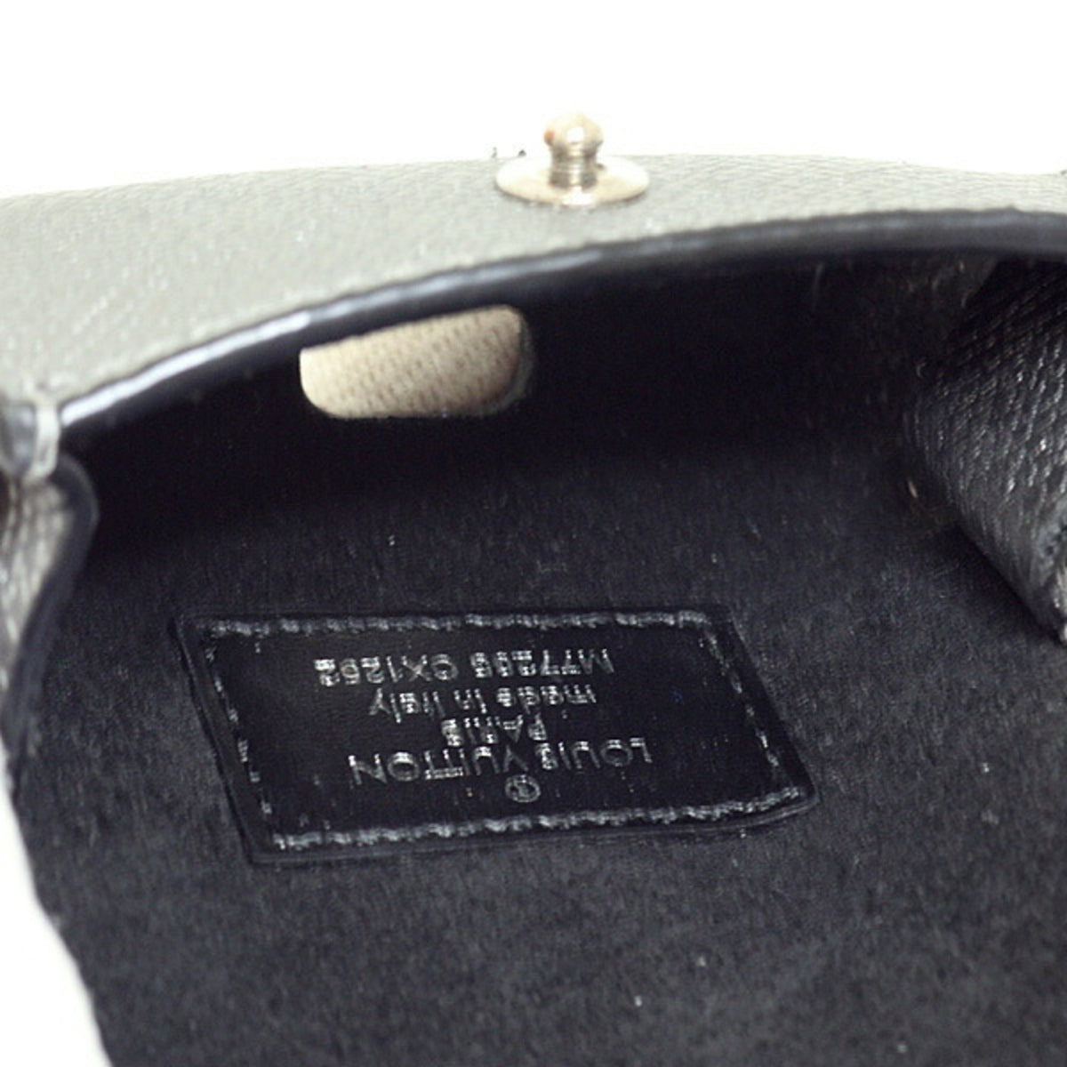 Louis Vuitton Gray Gunmetal Taigarama Pouch (Pre-Owned)