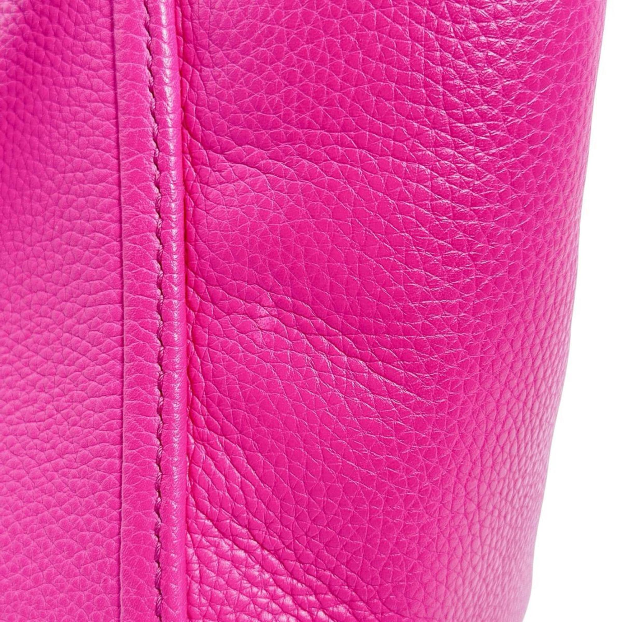 Gucci Pink Leather Handbag (Pre-Owned)