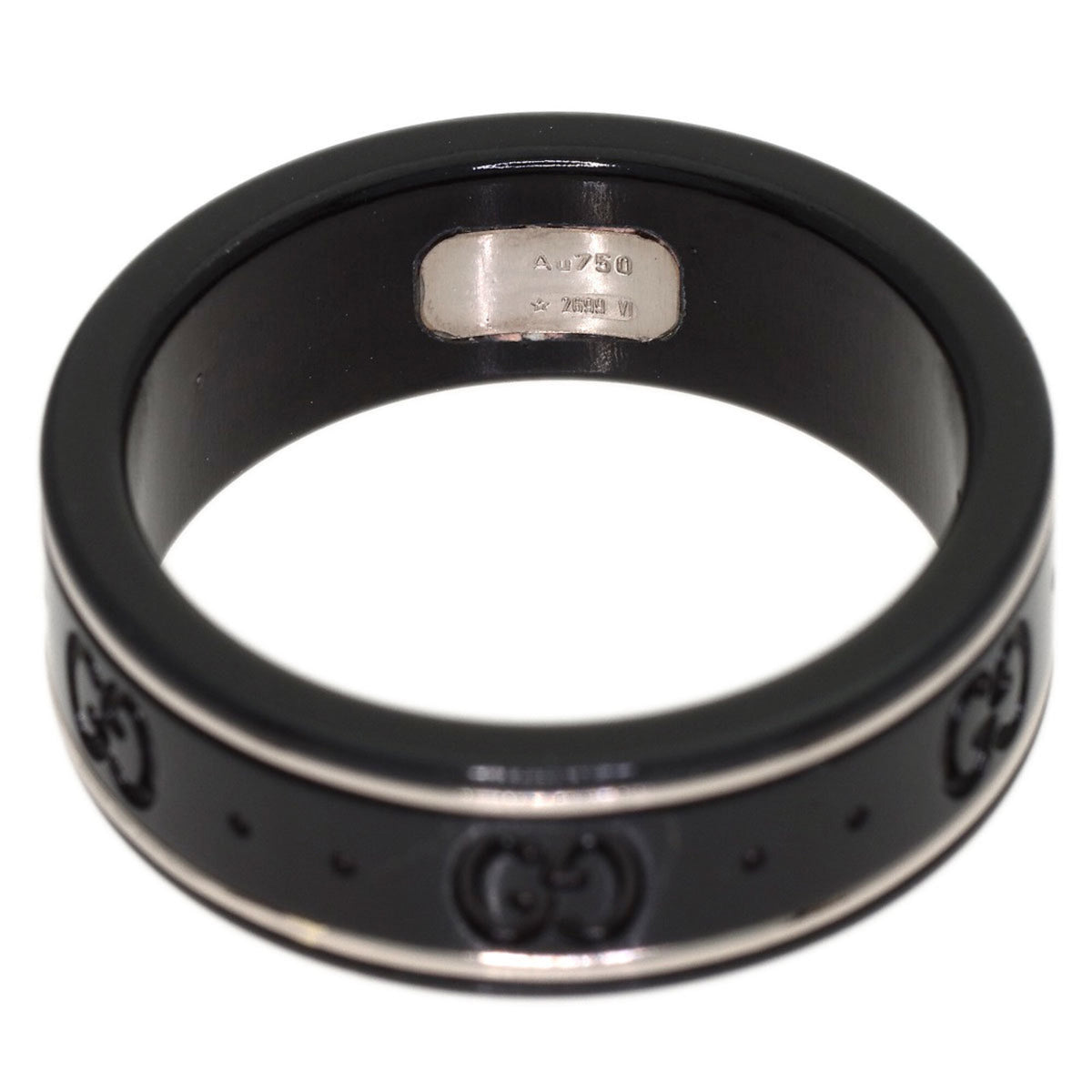 Gucci White Gold (18K) Band Ring (Pre-Owned)