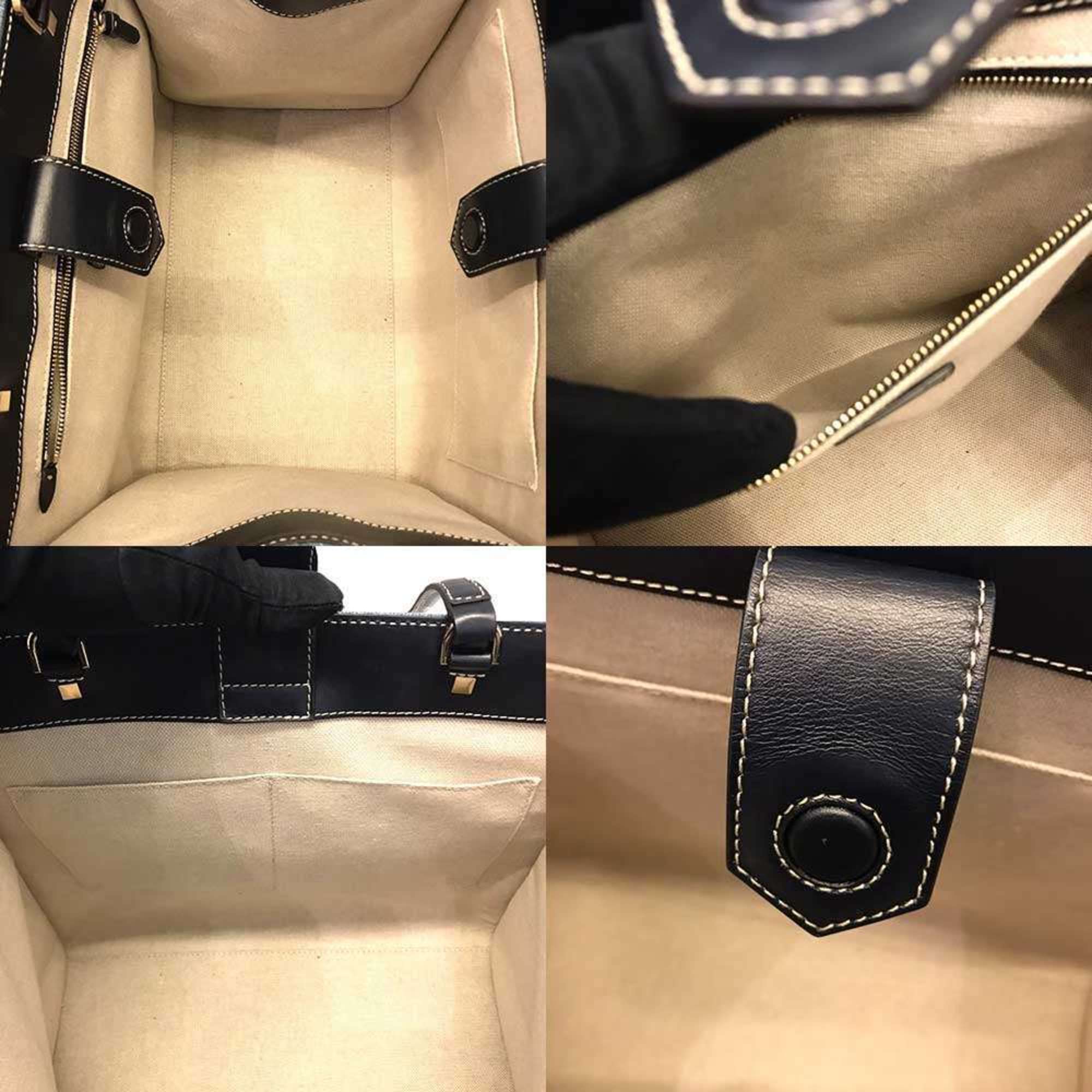 Jimmy Choo Denim Leather Tote Bag (Pre-Owned)
