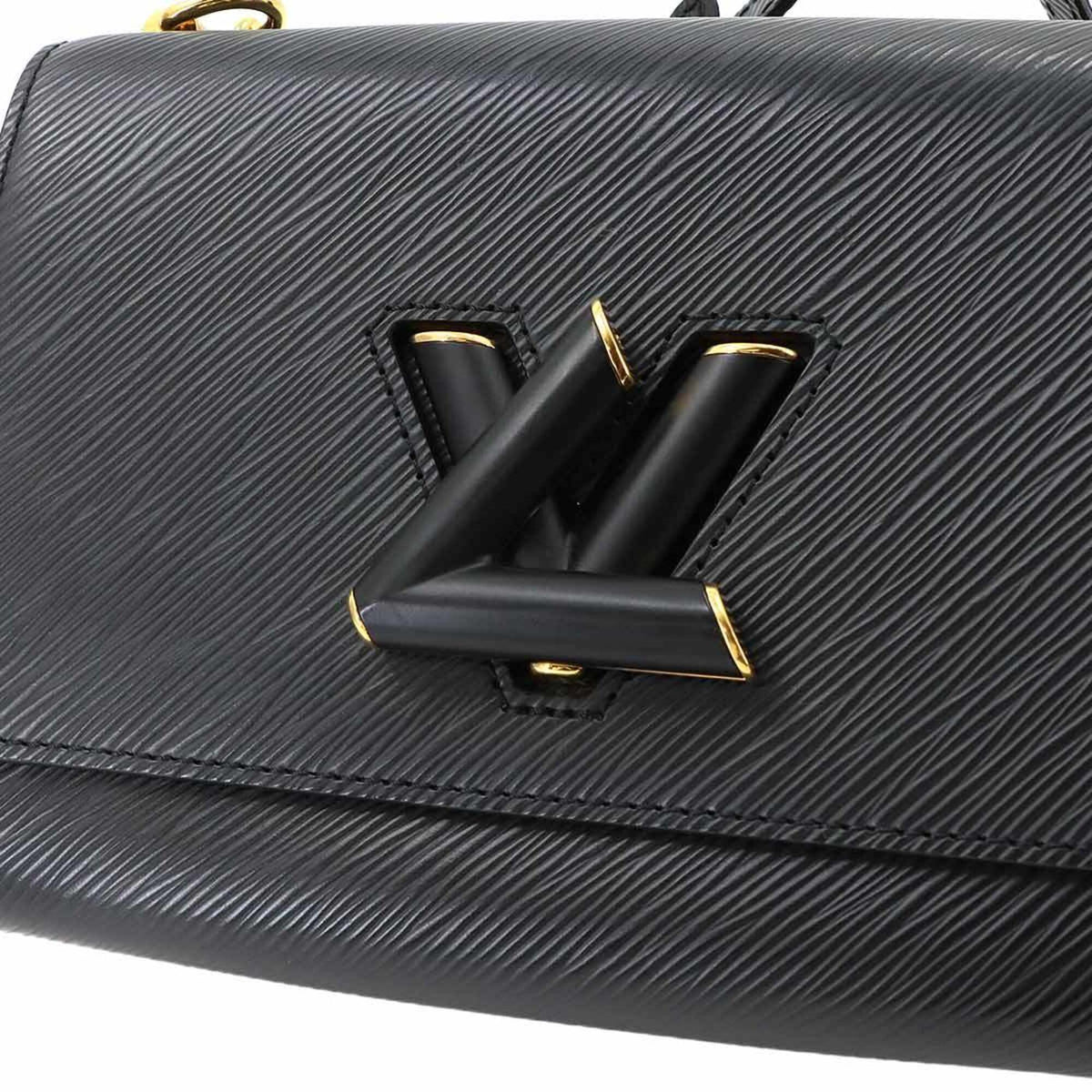 Louis Vuitton Noir Epi Leather Handbag Shoulder Bag (Pre-Owned)