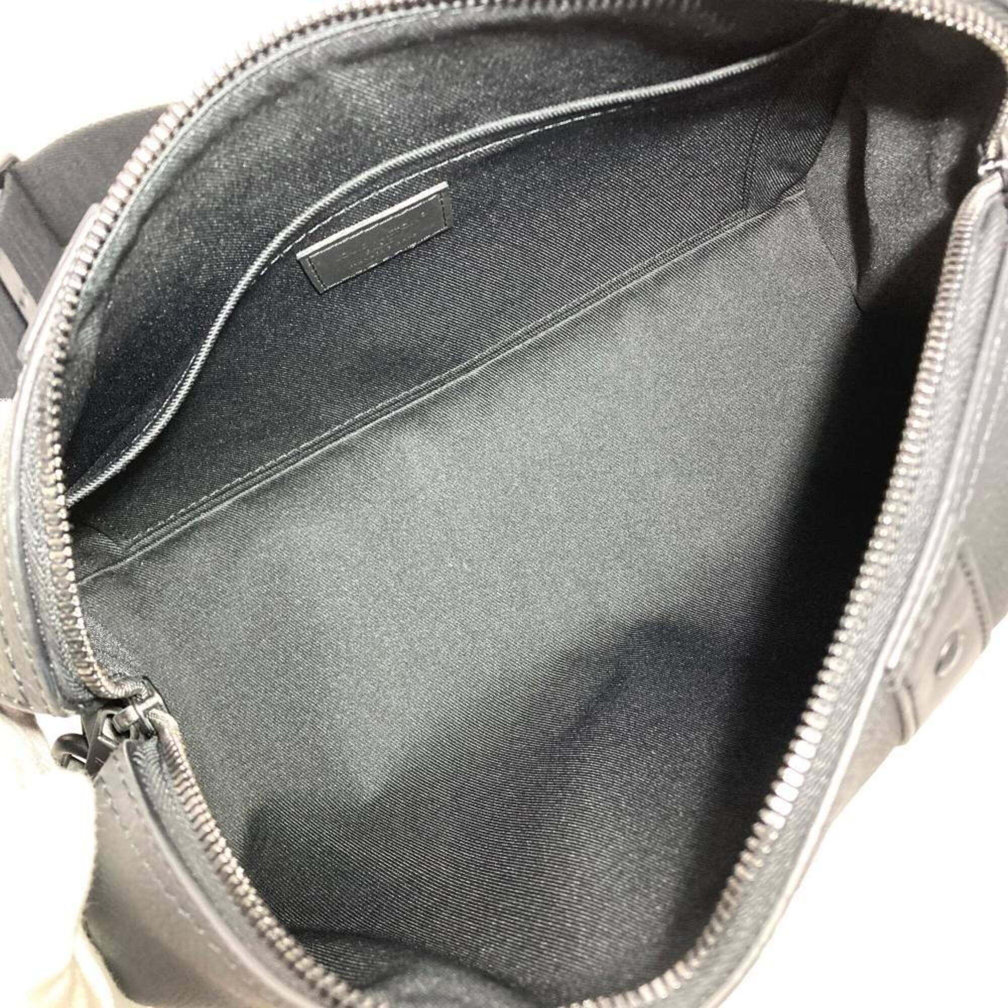 Louis Vuitton Black Leather Shoulder Bag (Pre-Owned)
