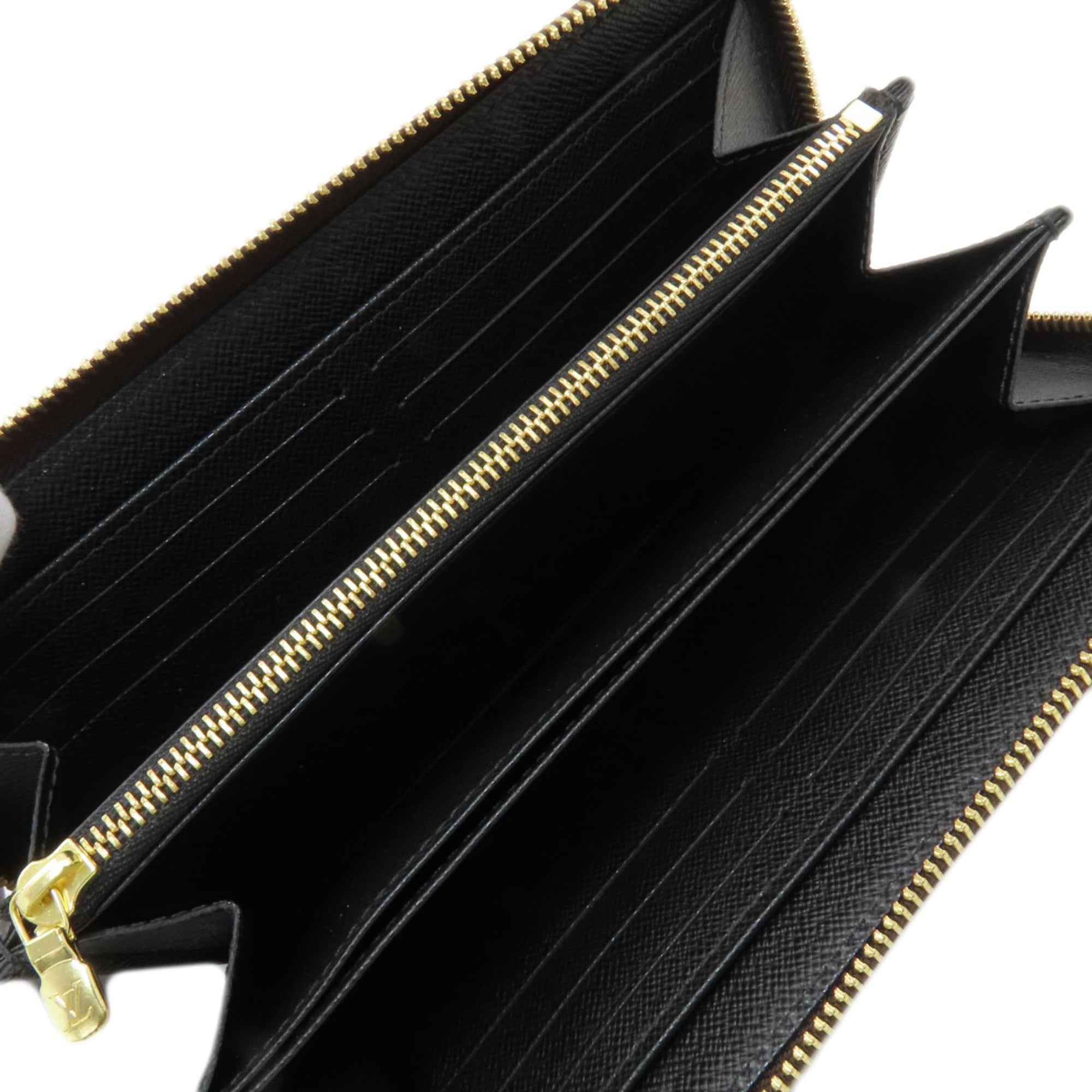 Louis Vuitton Black Monogram Reverse Monogram Reverse Long Wallet (Bi-Fold) (Pre-Owned)