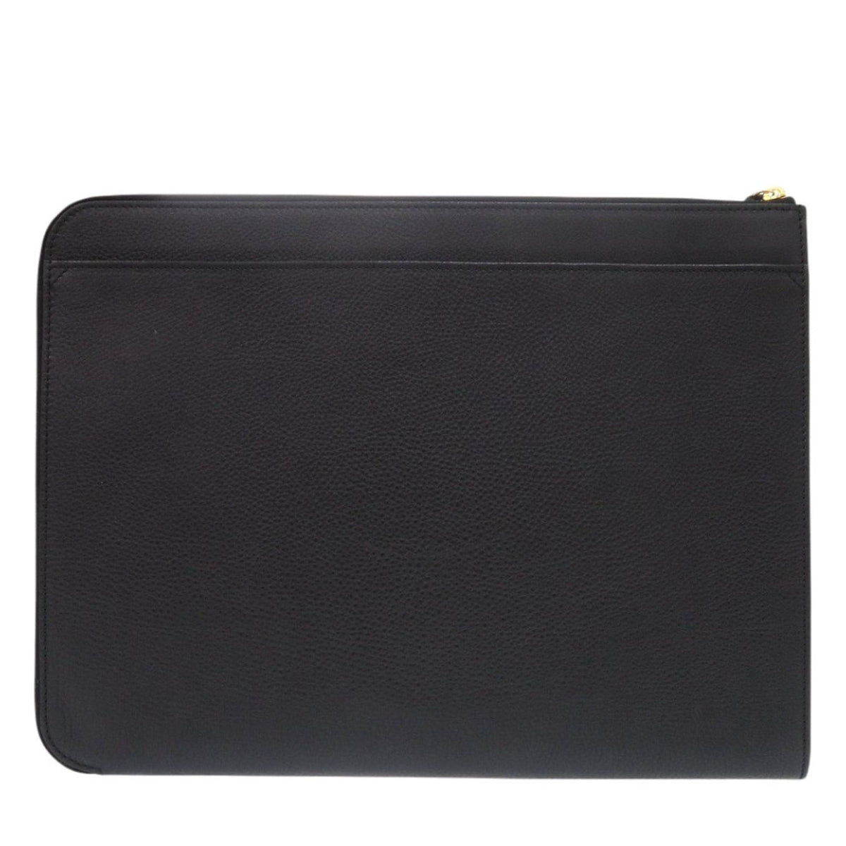 Dunhill Black Leather Clutch Bag (Pre-Owned)