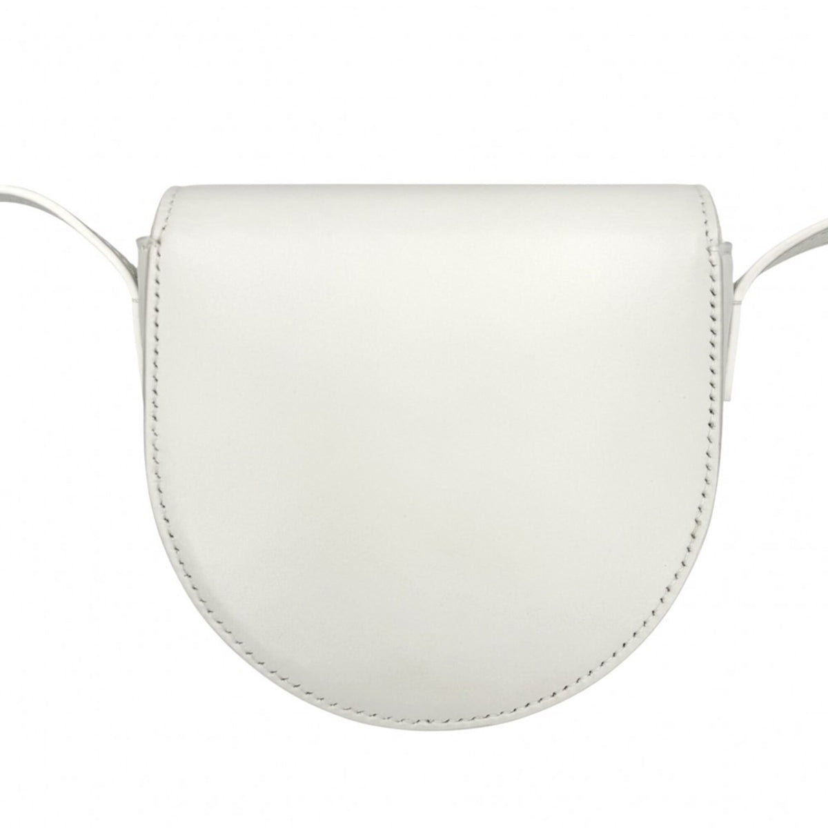 Celine White Leather Pochette Shoulder Bag (Pre-Owned)