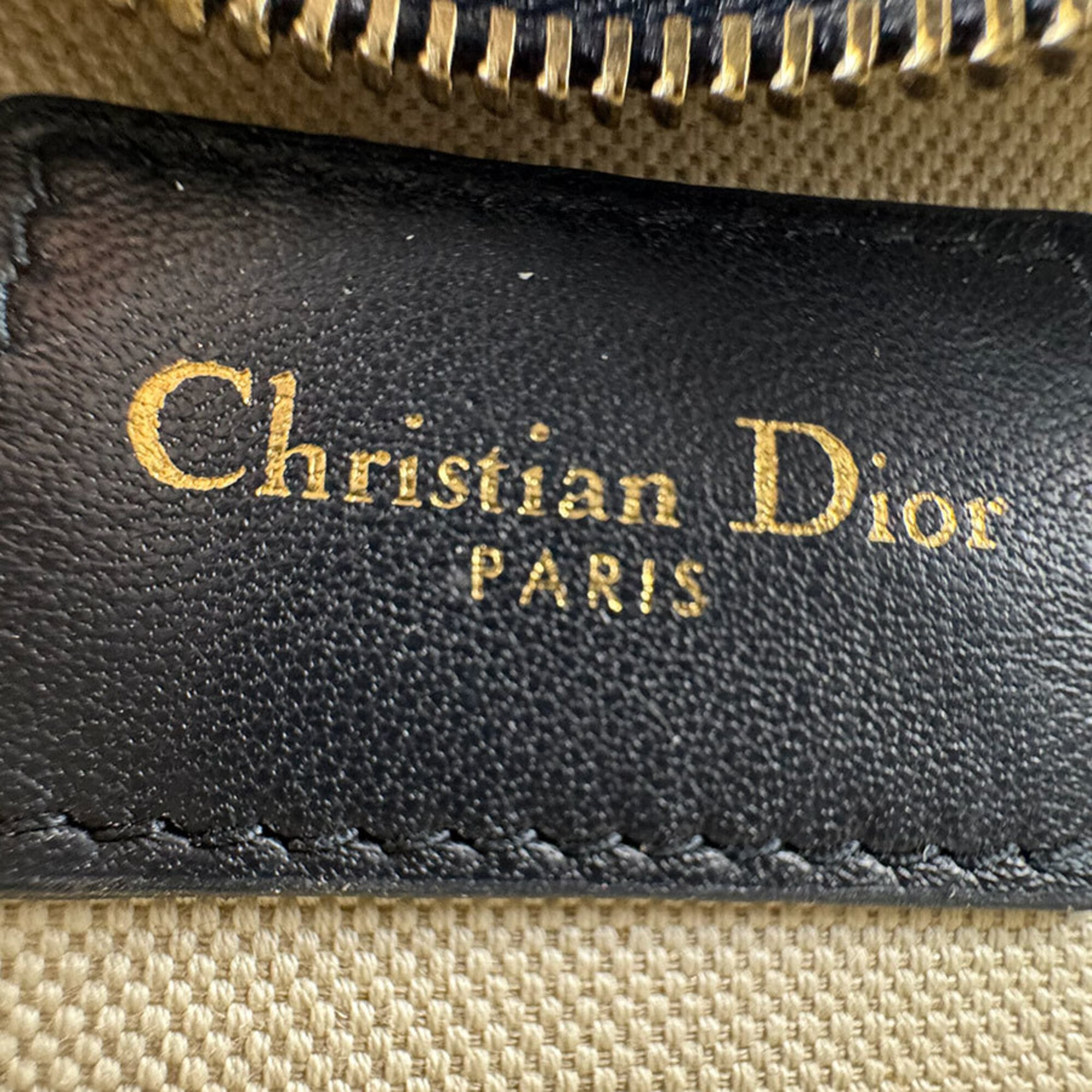 Christian Dior Navy Canvas Leather Fanny Pack (Pre-Owned)
